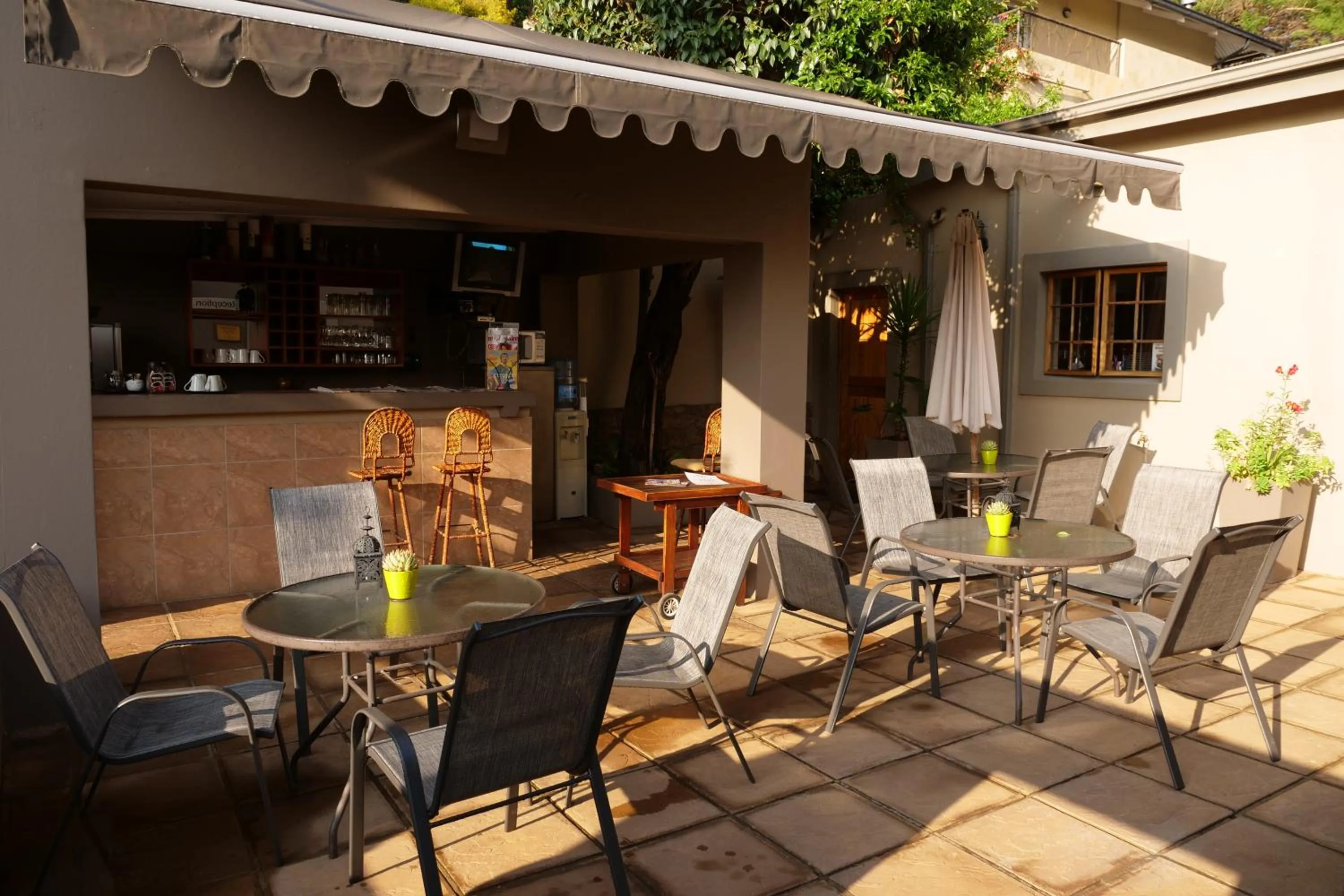 Patio in 7th Street Guesthouse