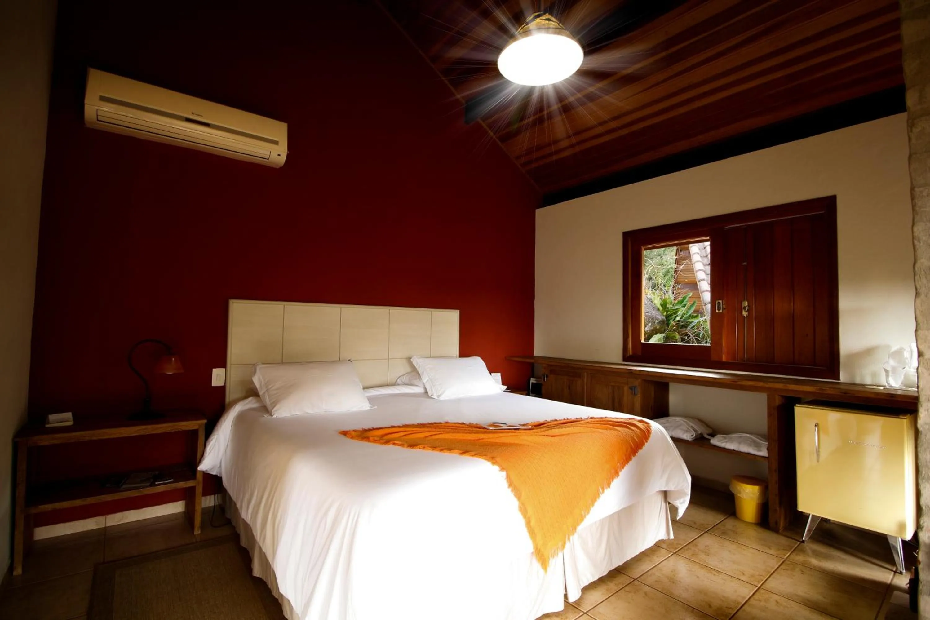 Bed in Pousada Ahavanoah