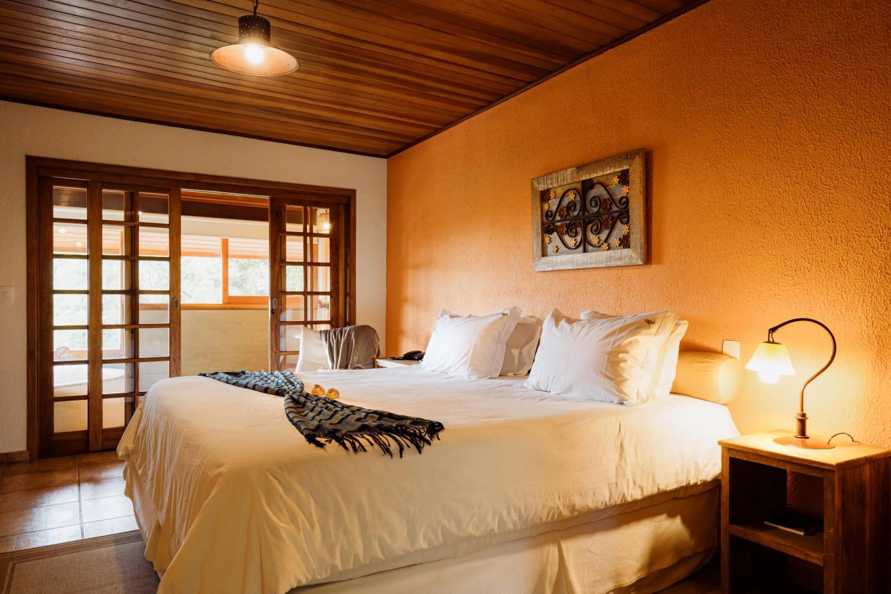 Bed in Pousada Ahavanoah