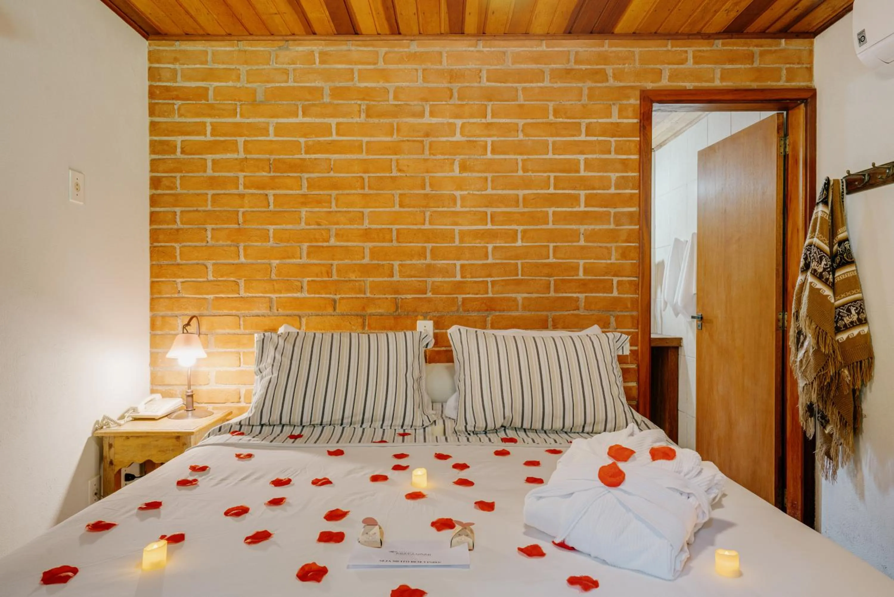 Bed in Pousada Ahavanoah