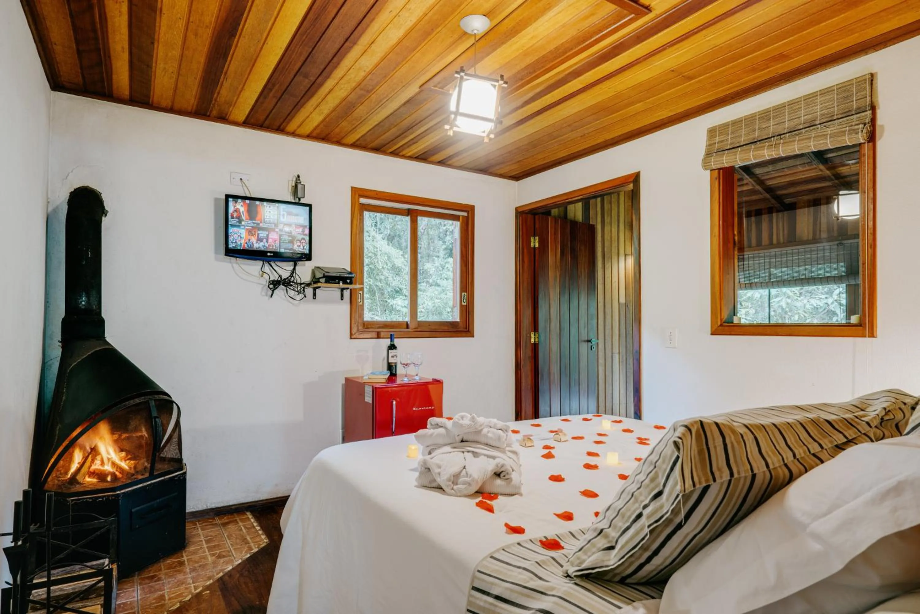 Bedroom, Bed in Pousada Ahavanoah