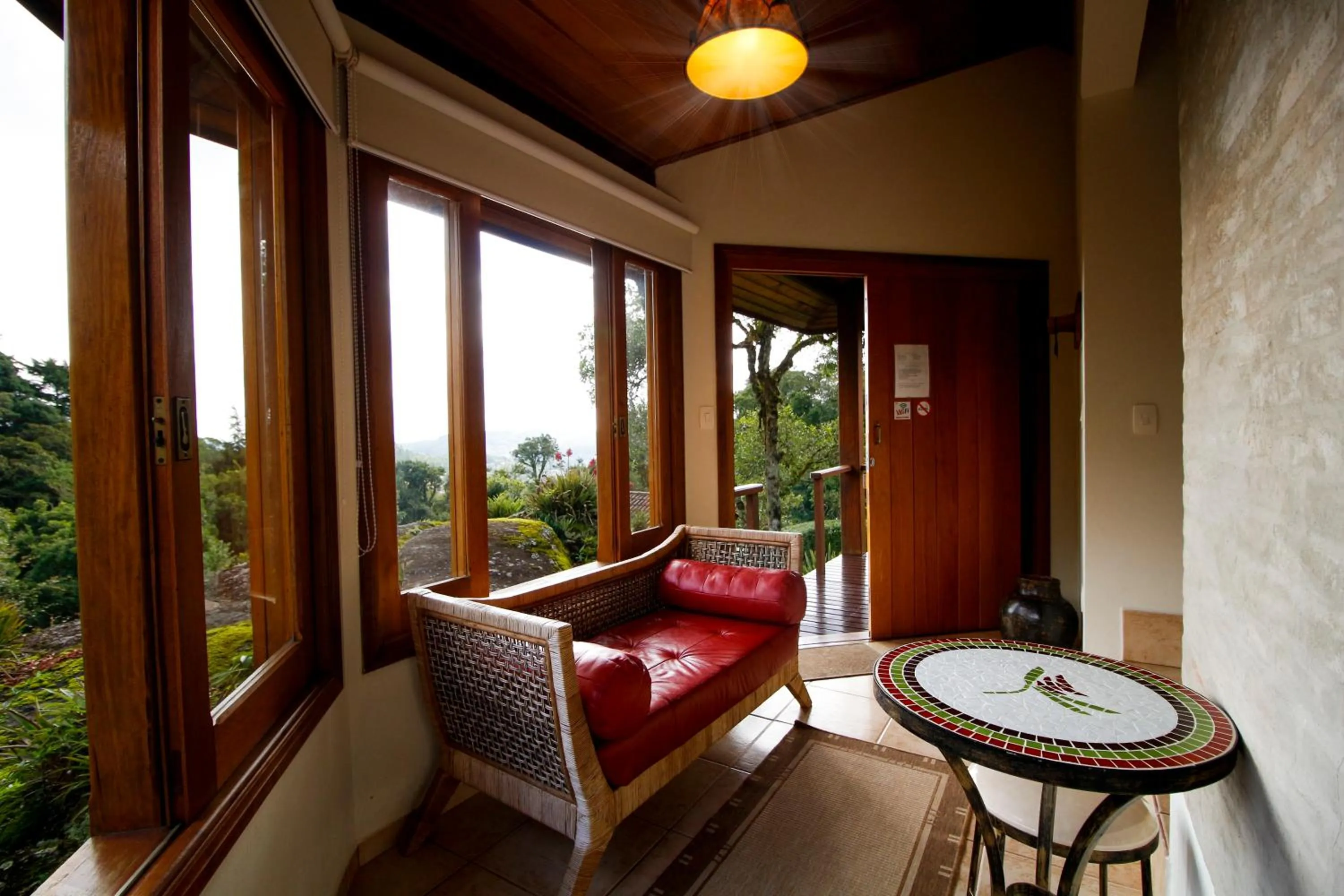 Seating area in Pousada Ahavanoah