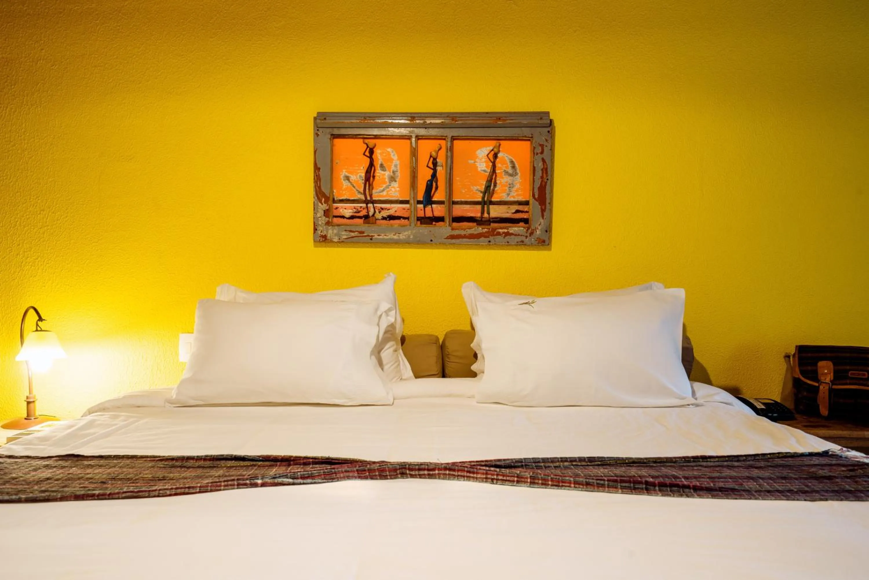 Bed in Pousada Ahavanoah