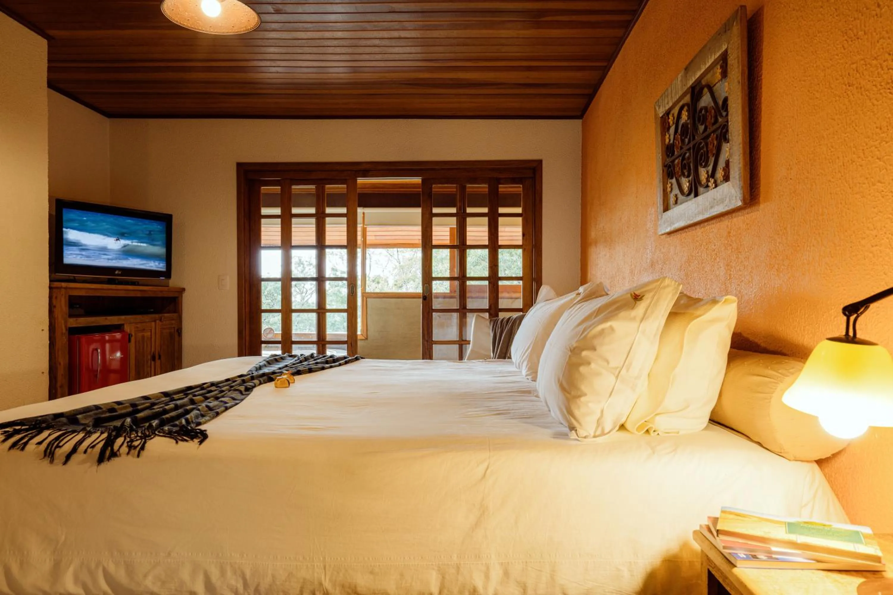 Bed in Pousada Ahavanoah