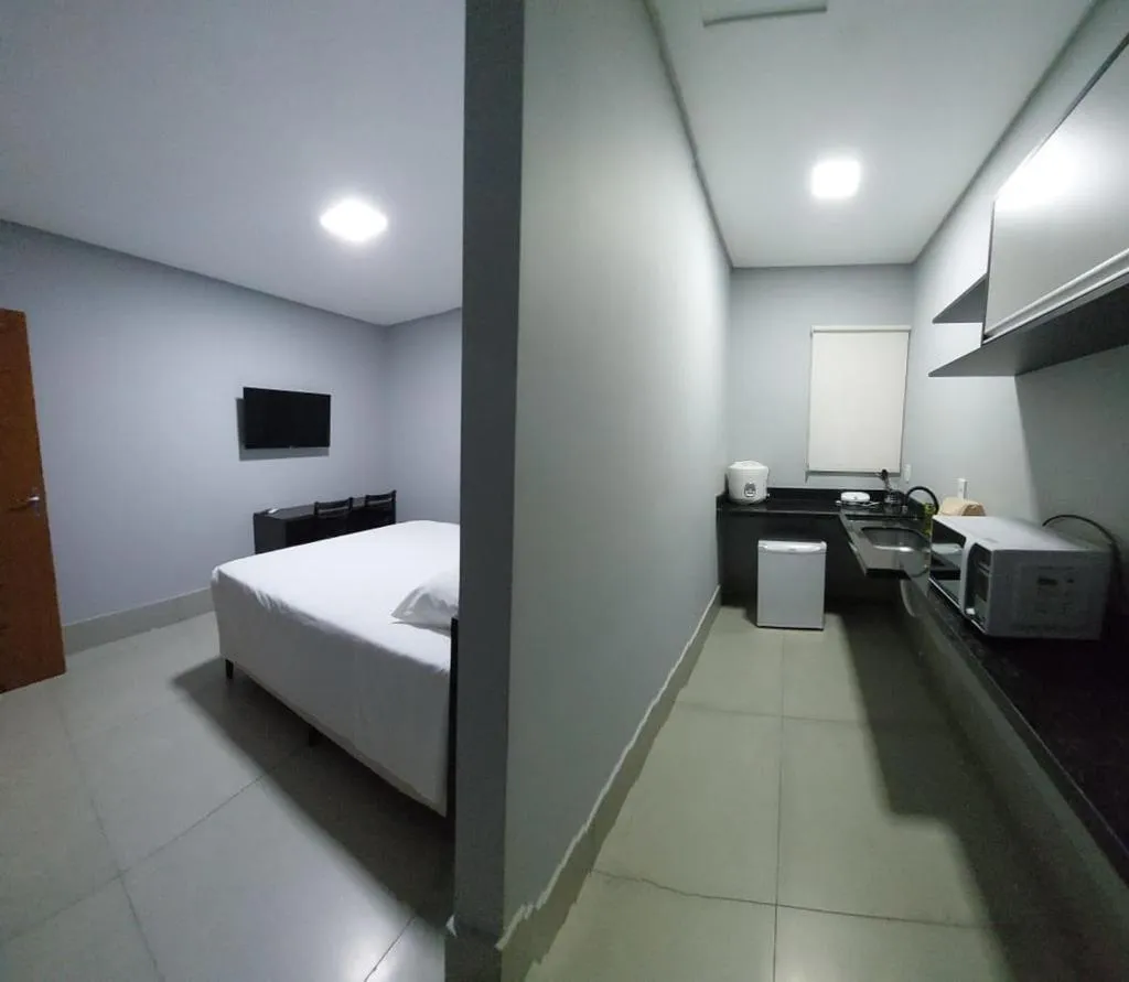 Kitchen or kitchenette, Bed in Vila Dumont no Centro de Foz