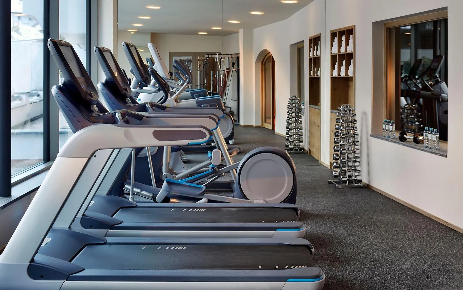 Fitness centre/facilities in Hotel Arlberg Lech