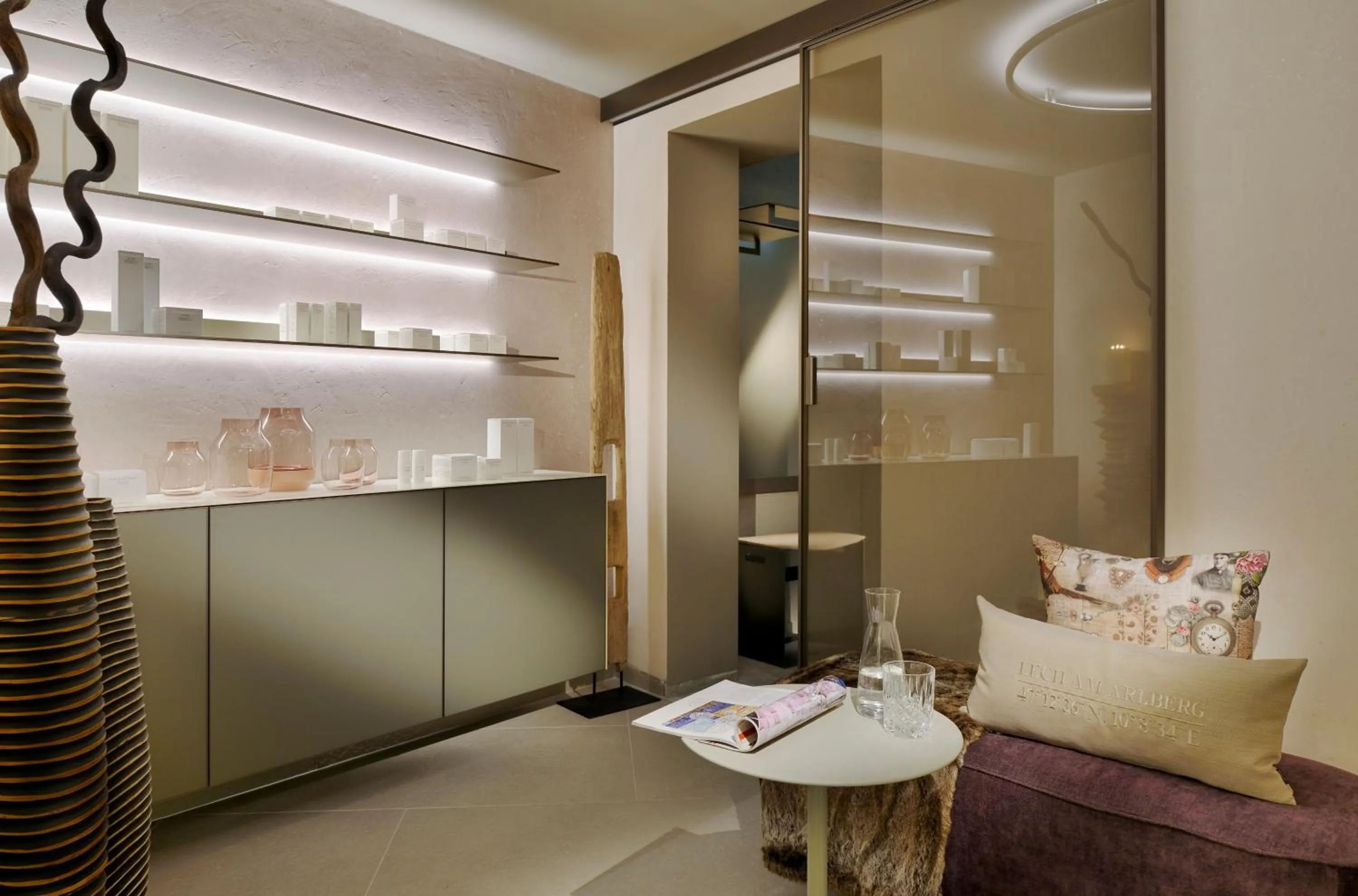 Spa and wellness centre/facilities in Hotel Arlberg Lech