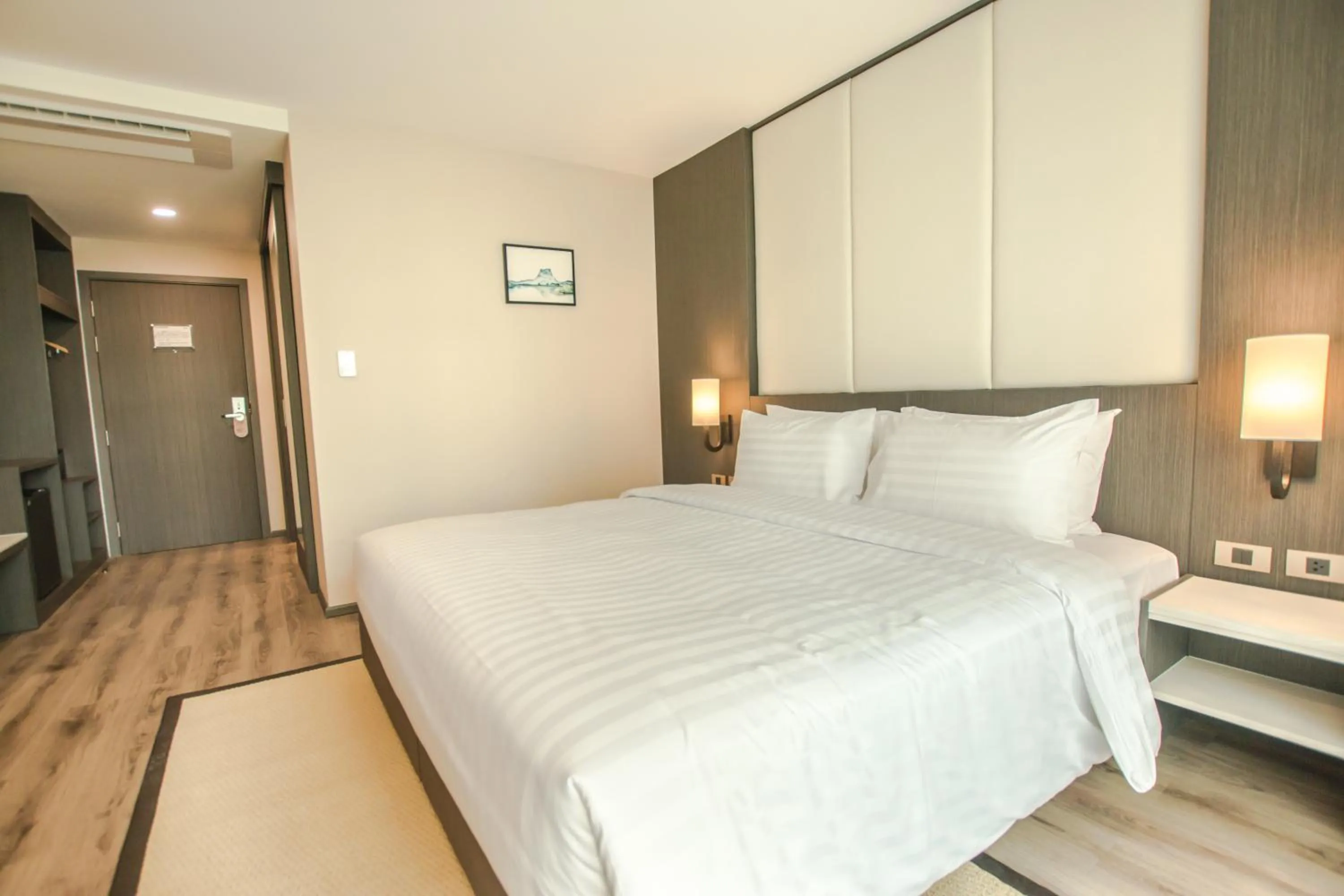 Bed in Hotel MAYU Chiang Mai