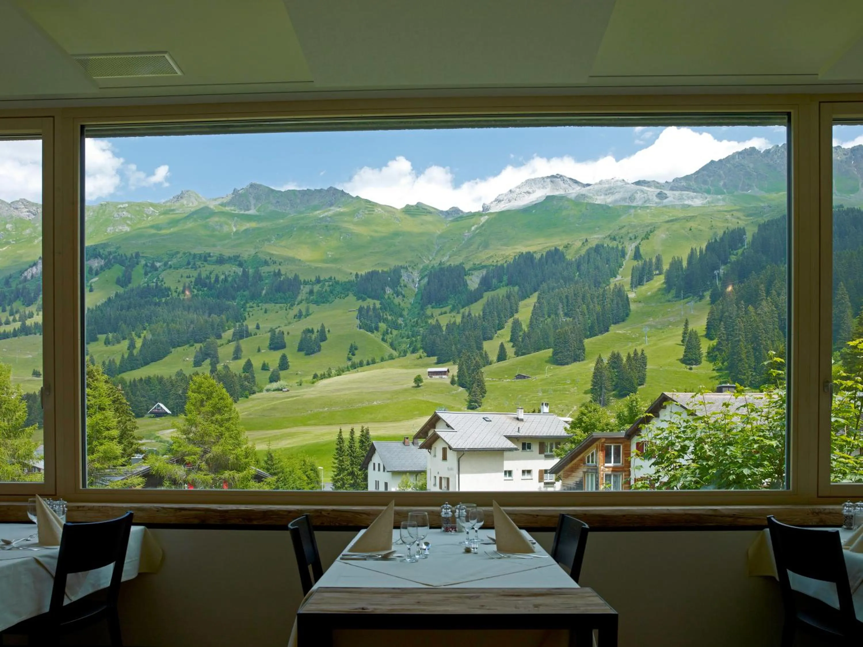 View (from property/room) in Hotel Alpina Parpan
