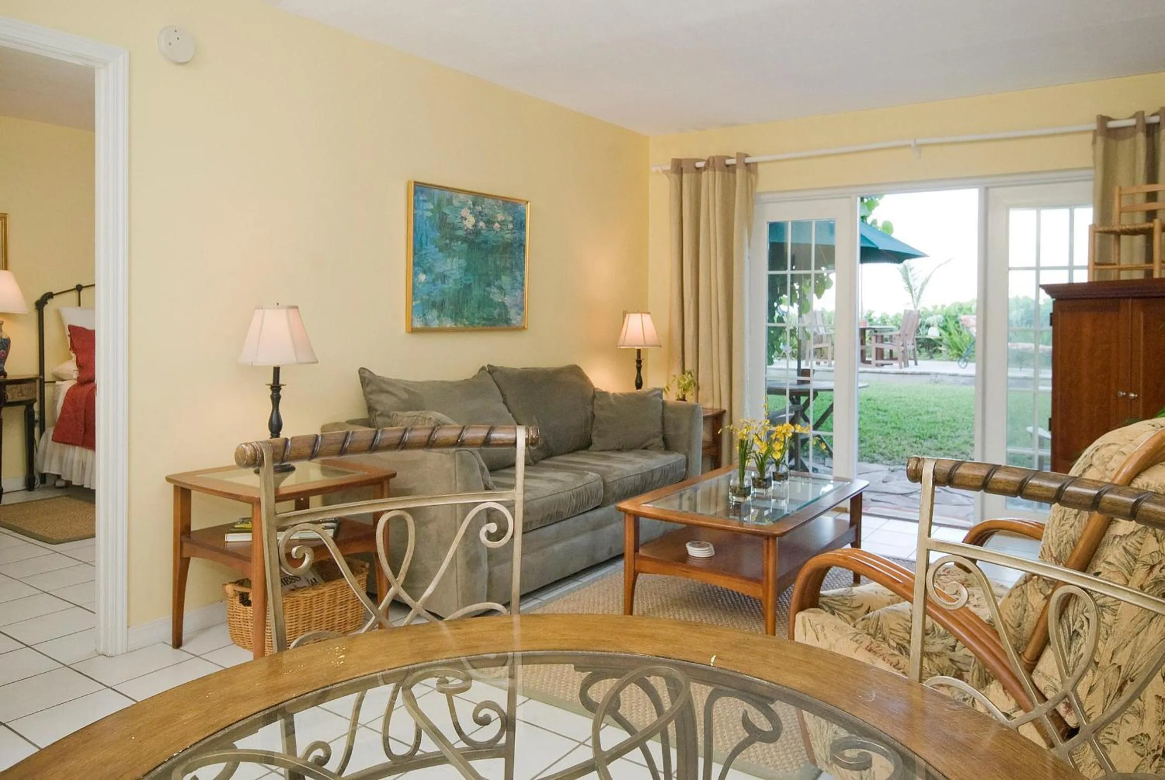 Living room in Beach Place Guesthouses