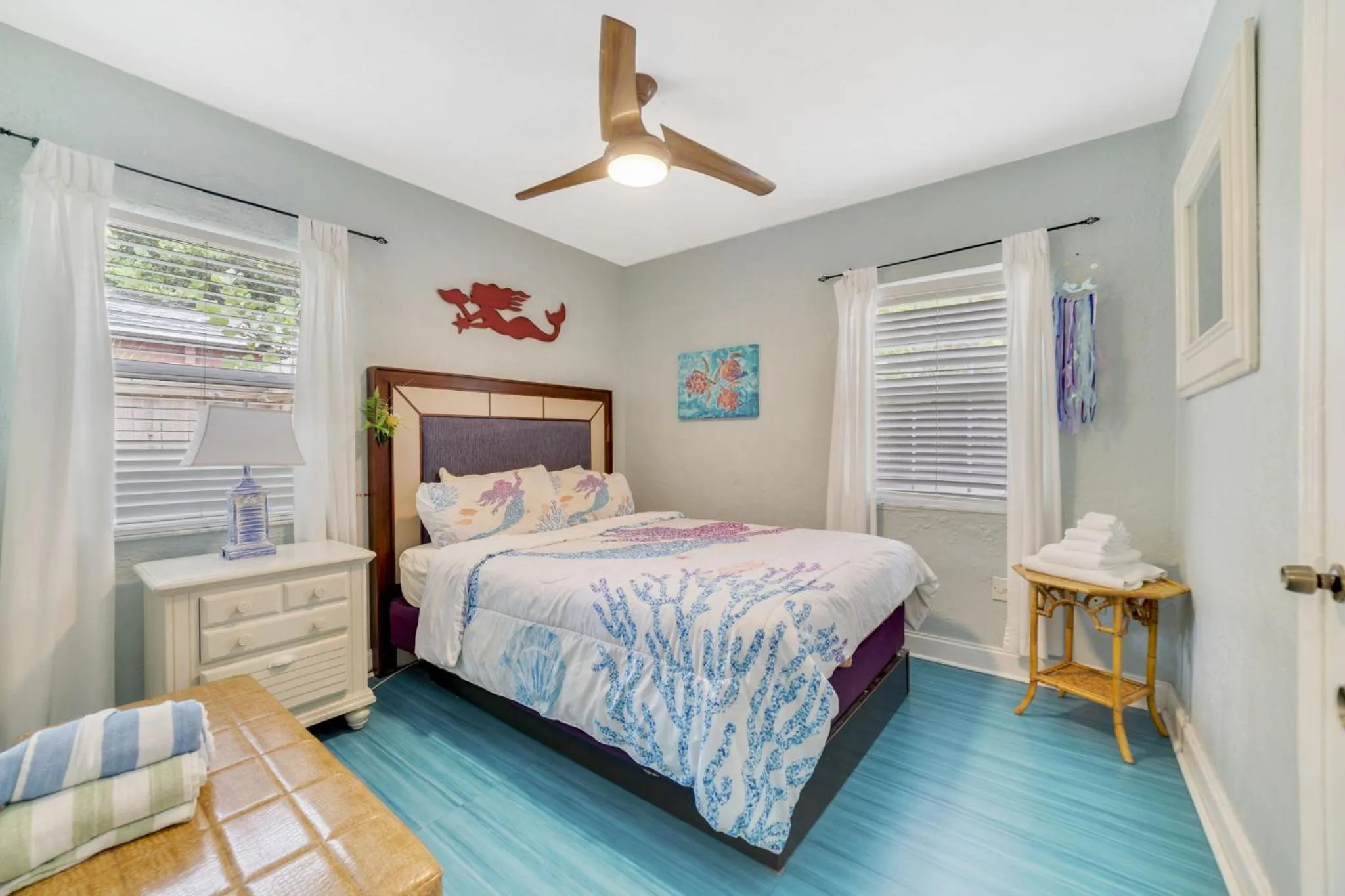 Bedroom, Bed in Beach Place Guesthouses