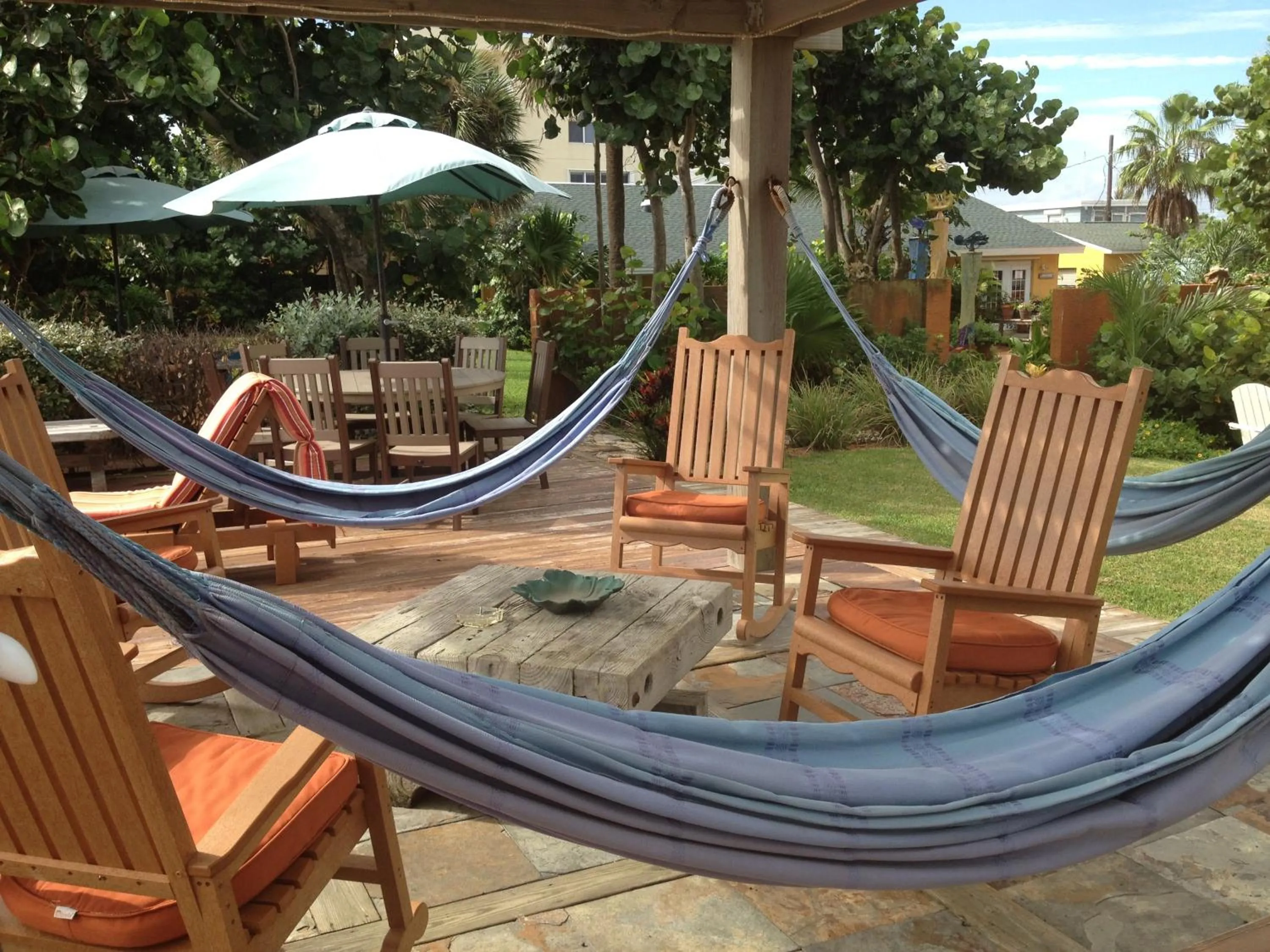 Patio in Beach Place Guesthouses