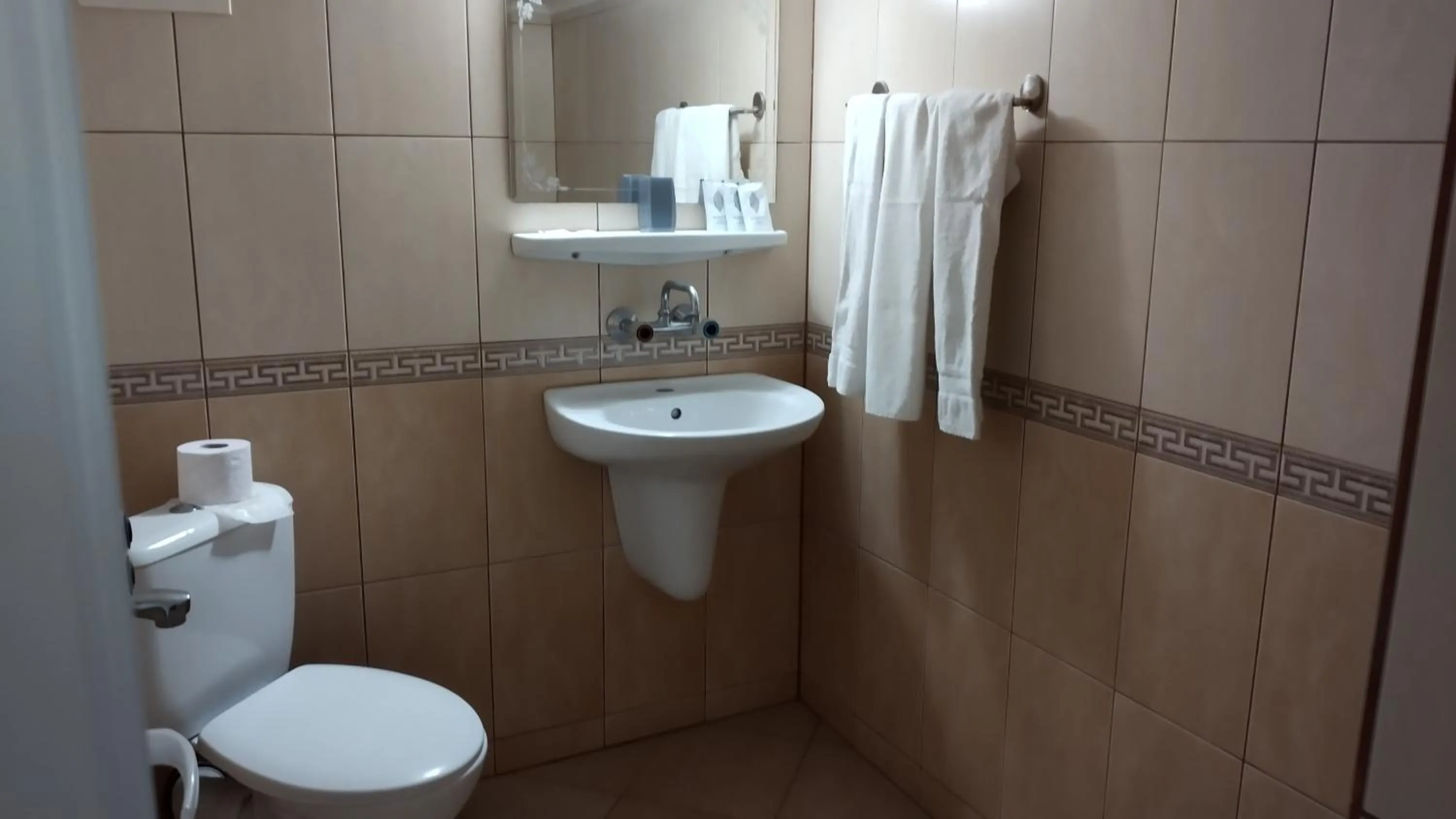 Shower in Victoria Family Hotel