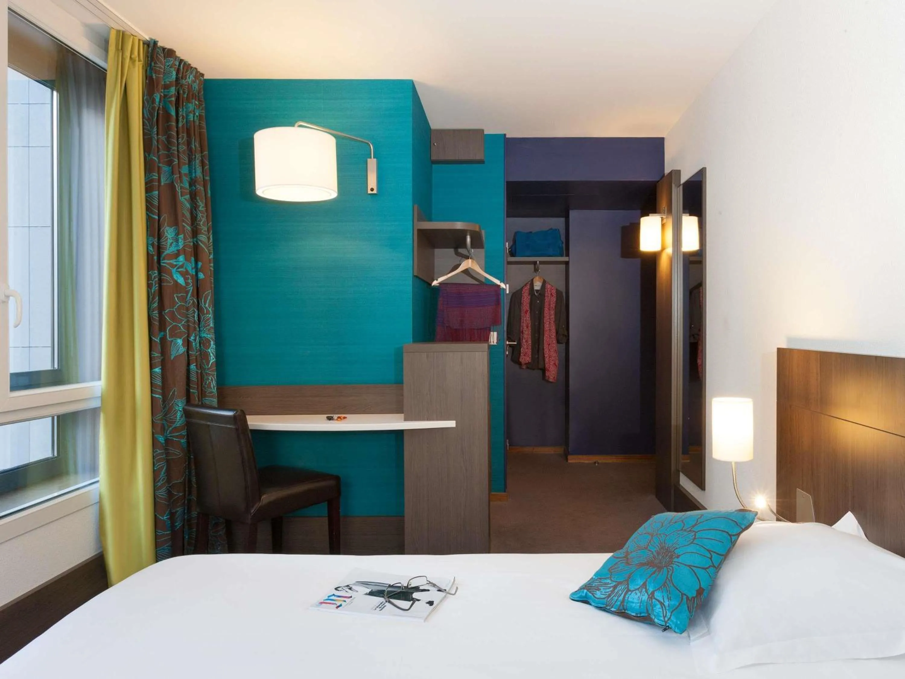 Bedroom, Bed in Ibis Styles Lyon Centre - Gare Part Dieu