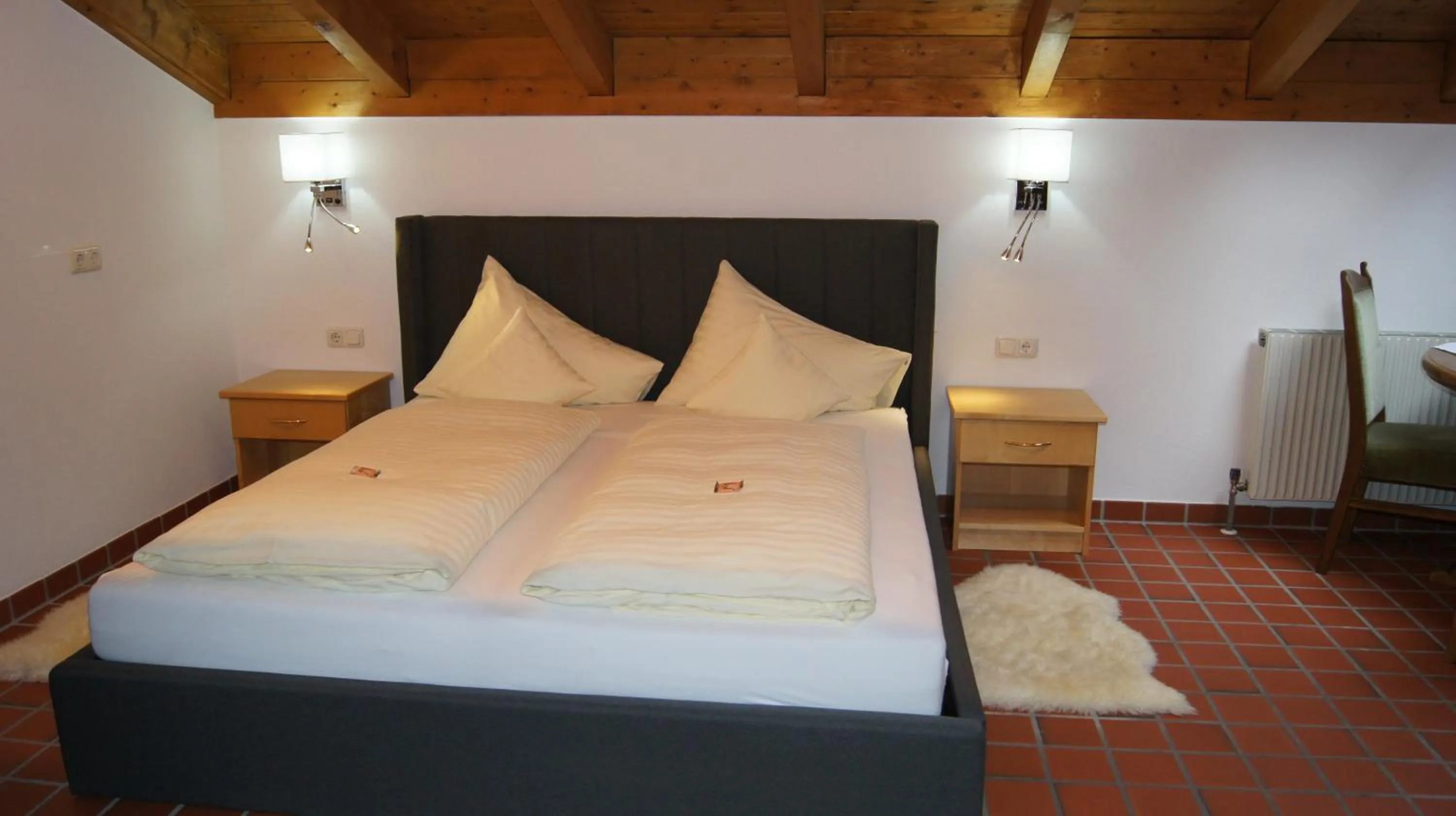 Bed in Hotel Hartenfels