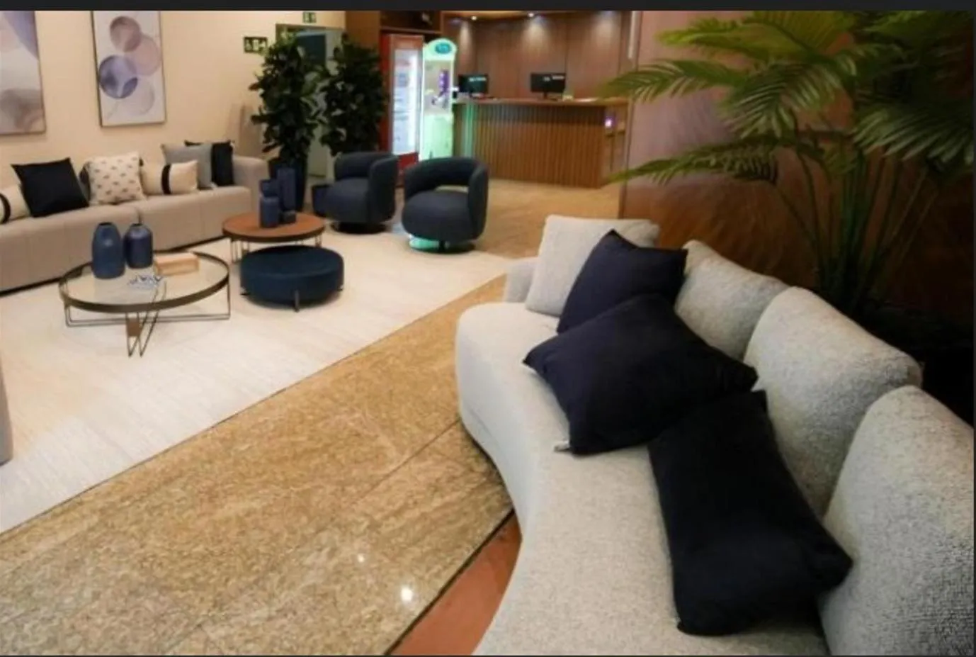 Lobby or reception in Hotel Dan Inn Poços de Caldas - A melhor localização do Centro by Nacional Inn