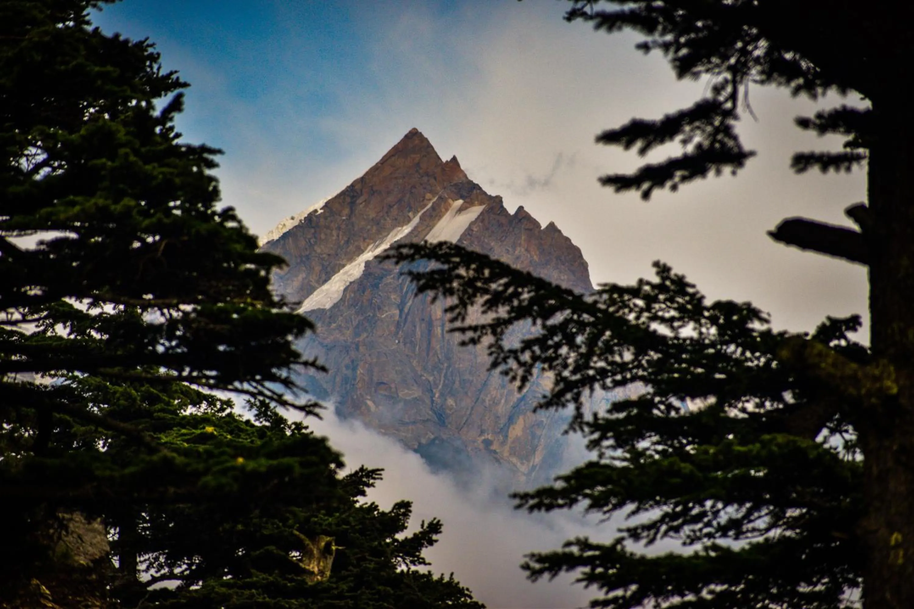 Mountain view in Hotel Kalpa Deshang