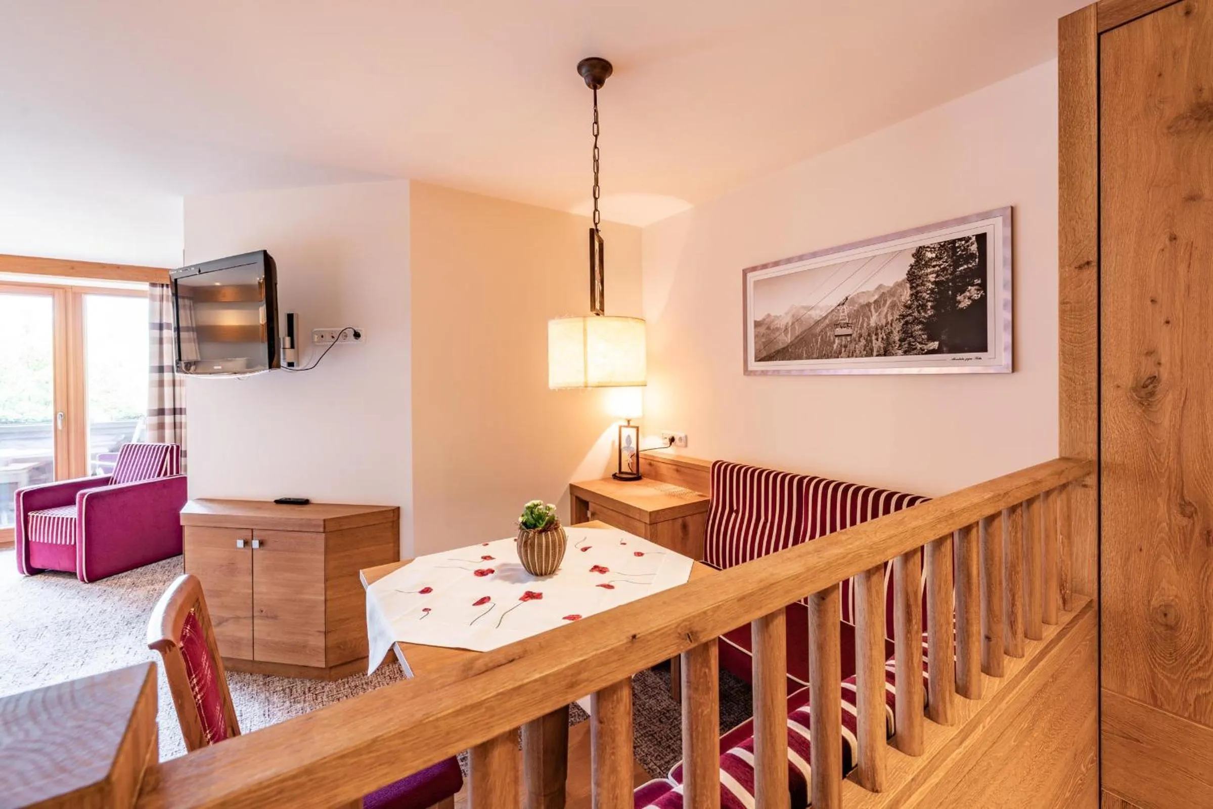 Seating area in Hotel Pramstraller