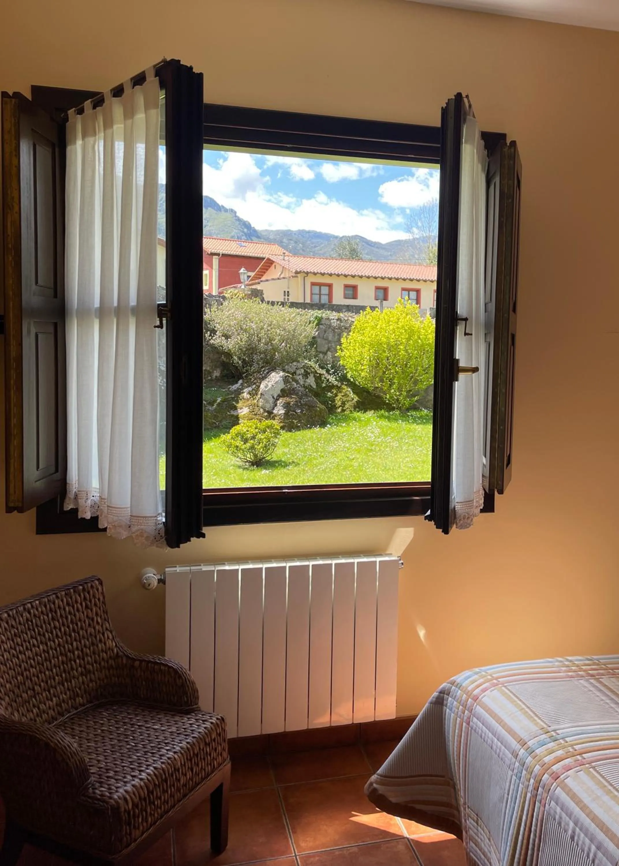 Bed in Hotel Rural El Texeu