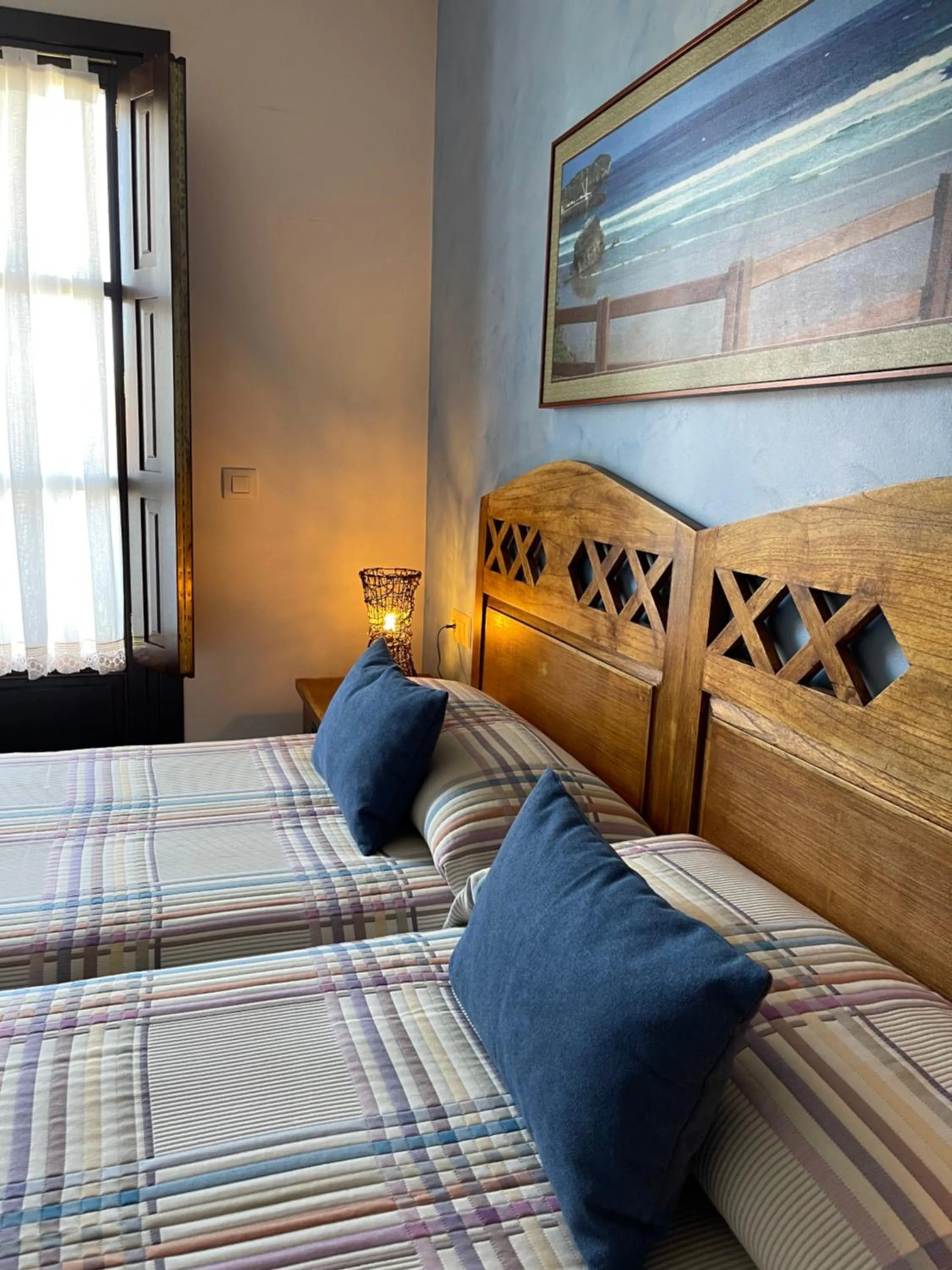 Bed in Hotel Rural El Texeu