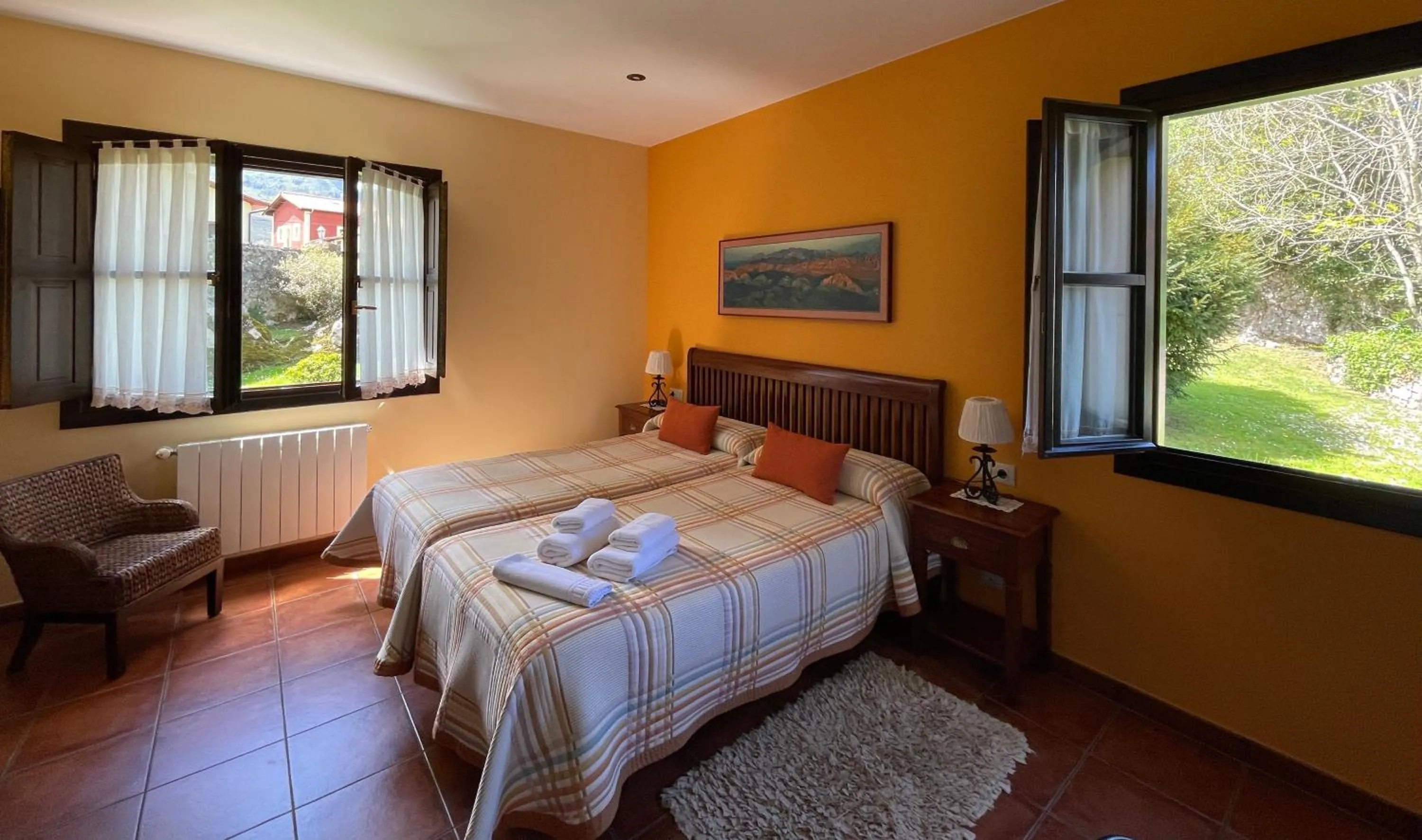 Garden in Hotel Rural El Texeu