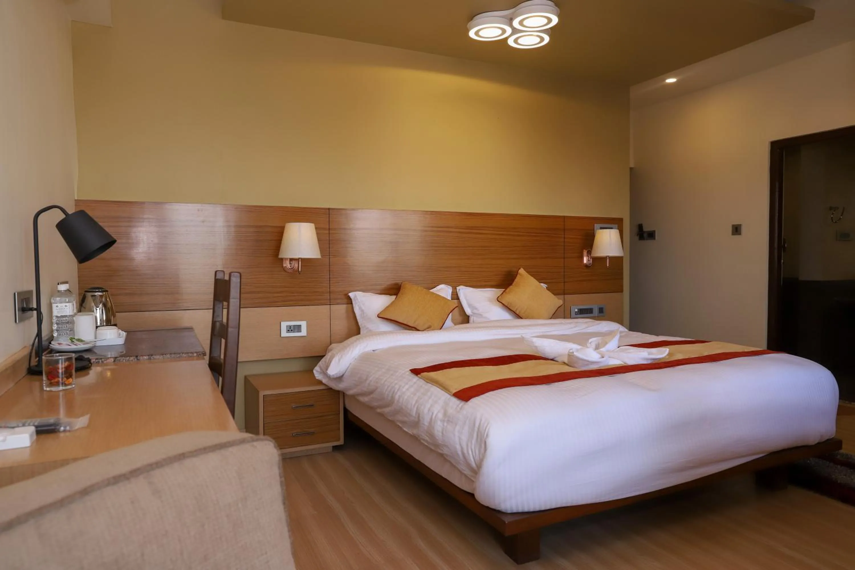 Bed in Retro Hotel and Spa