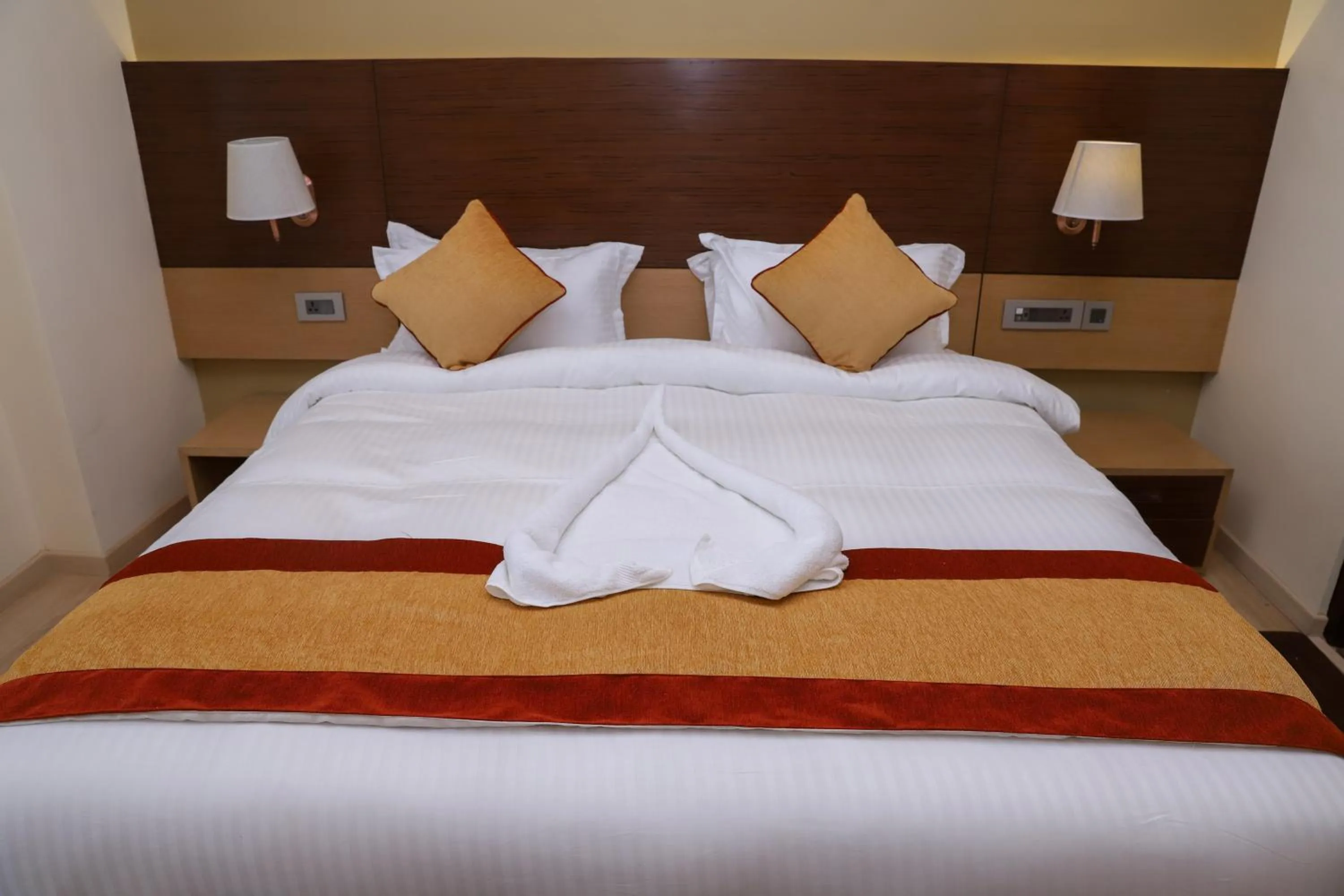 Bed in Retro Hotel and Spa