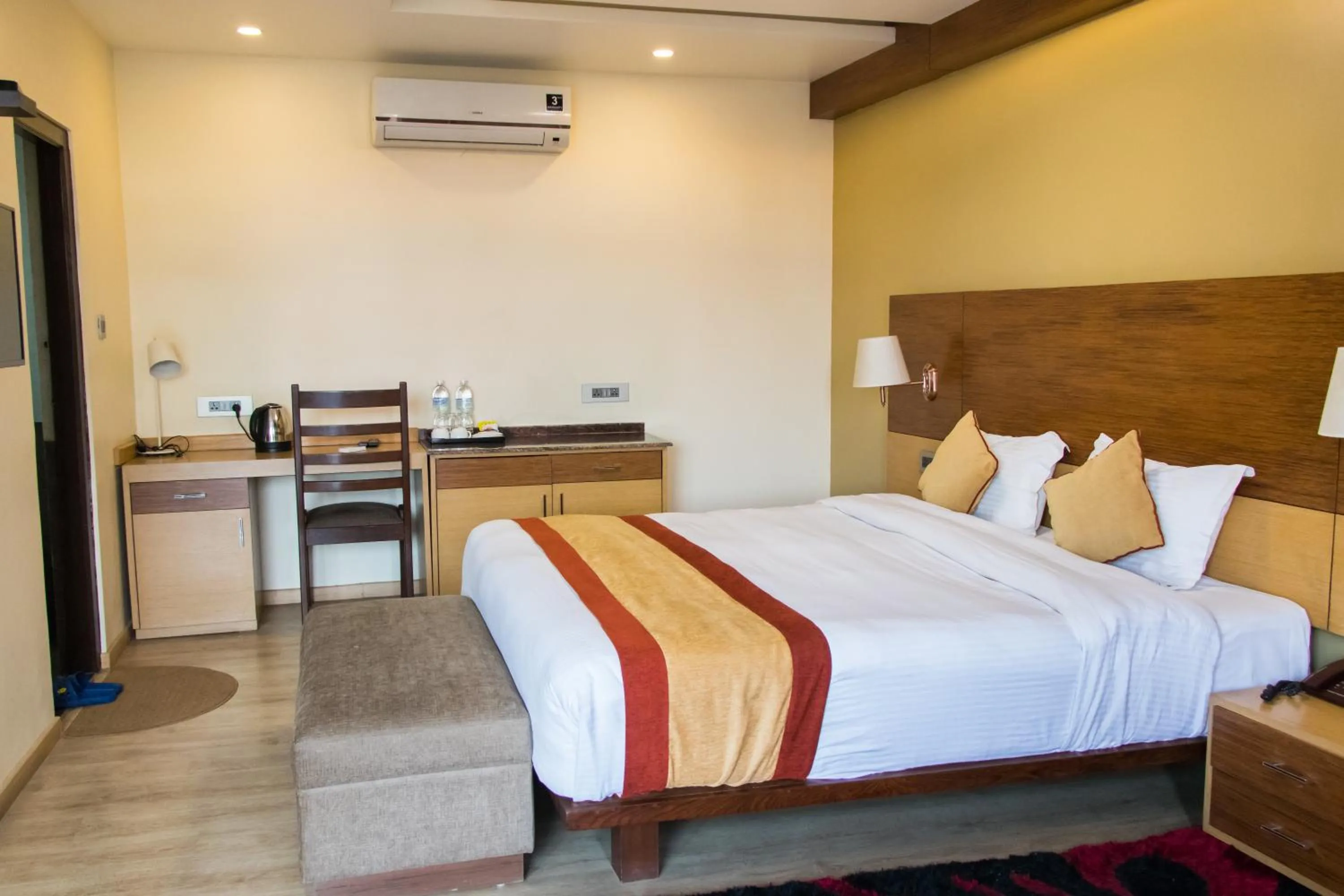 Bed in Retro Hotel and Spa