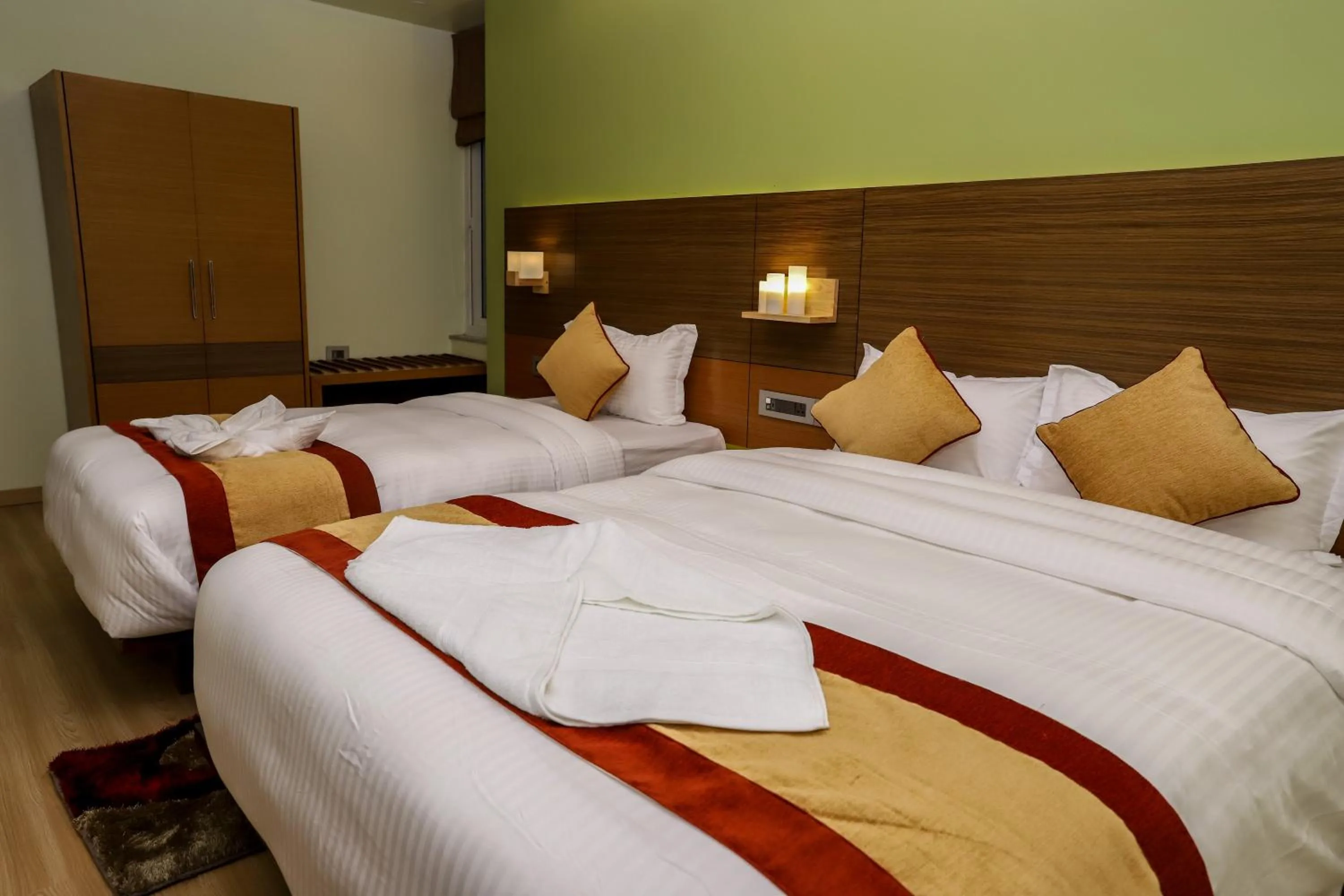 Bed in Retro Hotel and Spa