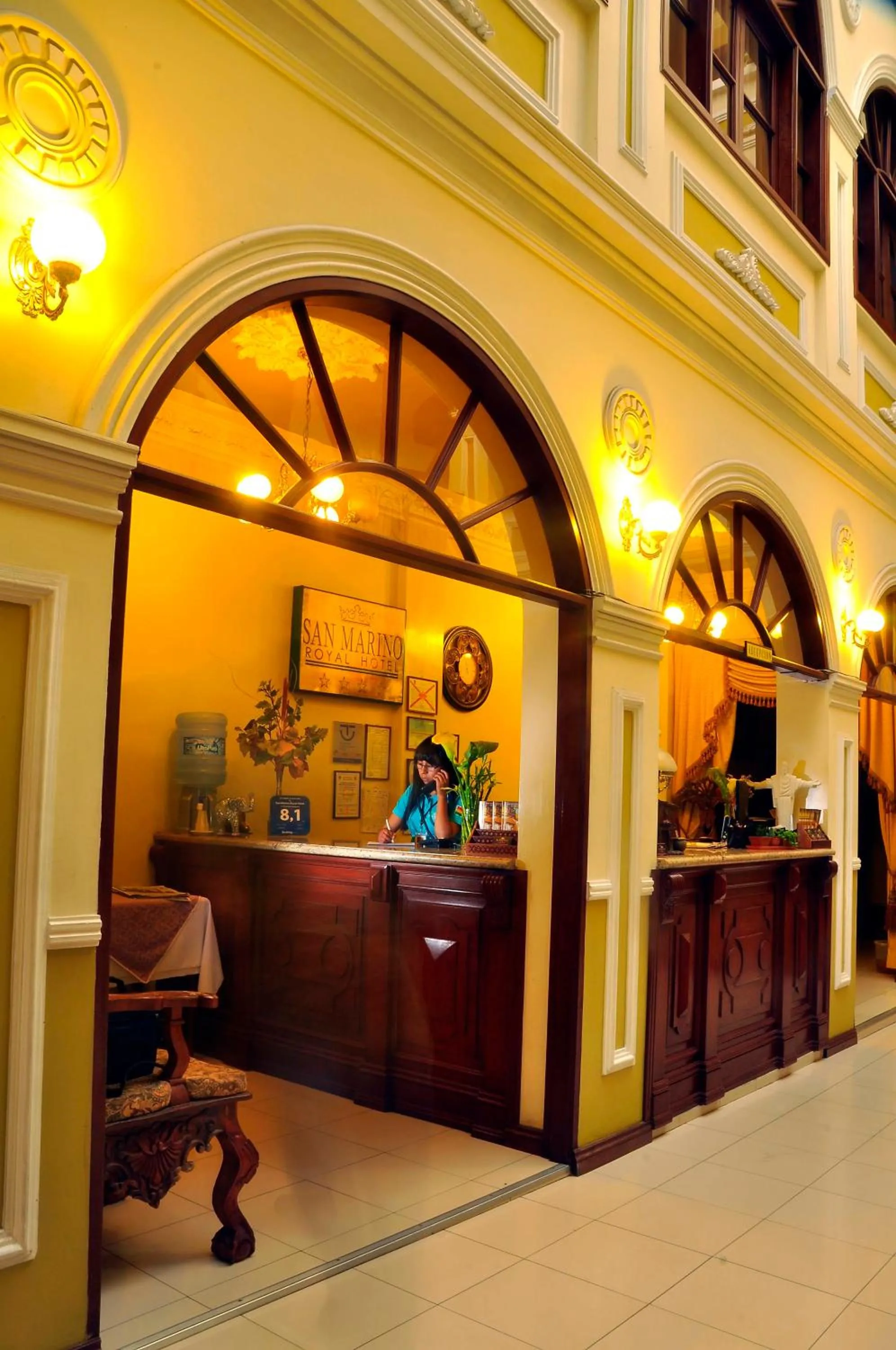 Lobby or reception in San Marino Royal Hotel