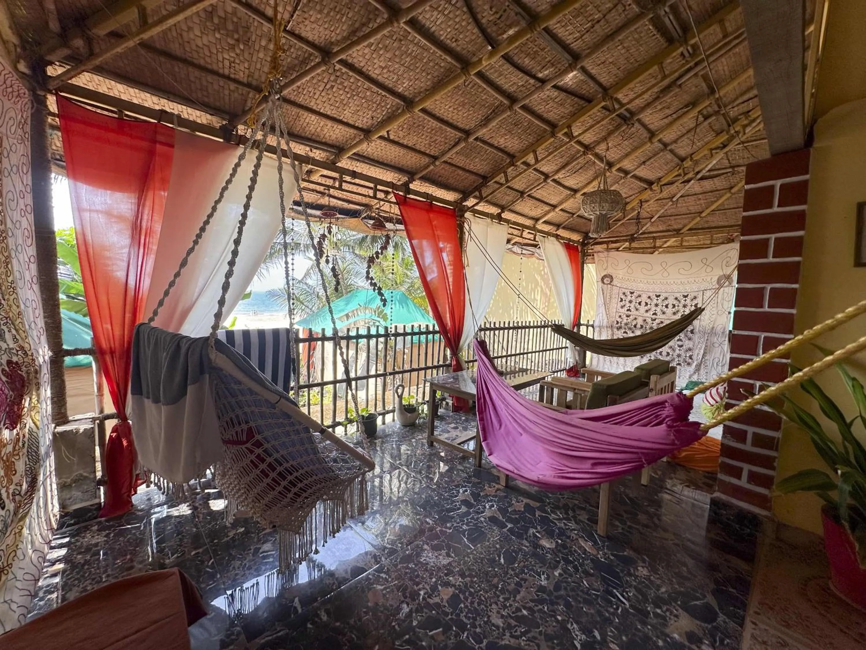 Balcony/Terrace in Secret Garden Agonda Beach Resort