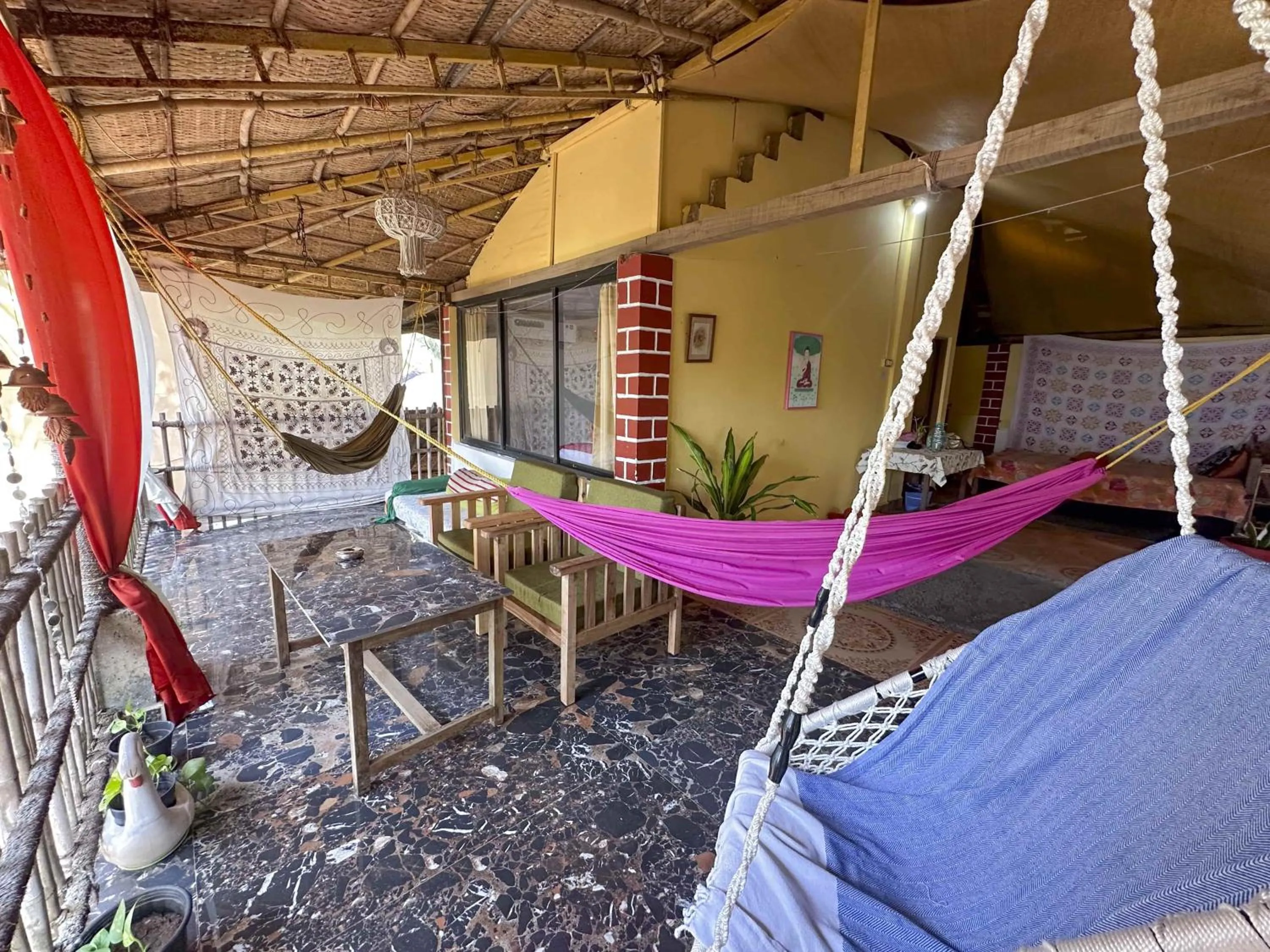 Balcony/Terrace in Secret Garden Agonda Beach Resort