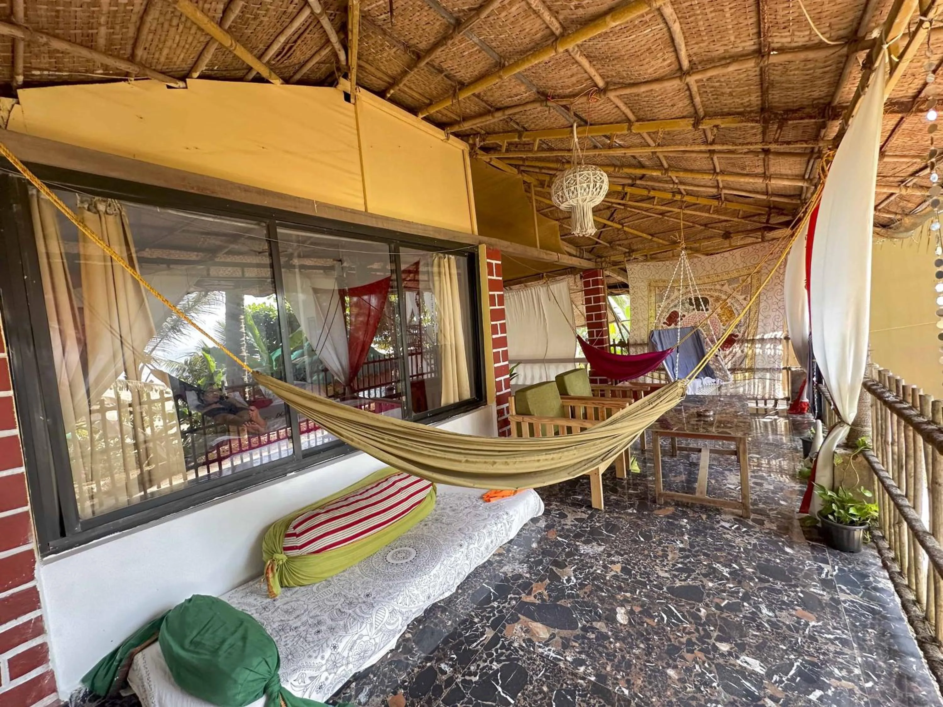 Balcony/Terrace in Secret Garden Agonda Beach Resort
