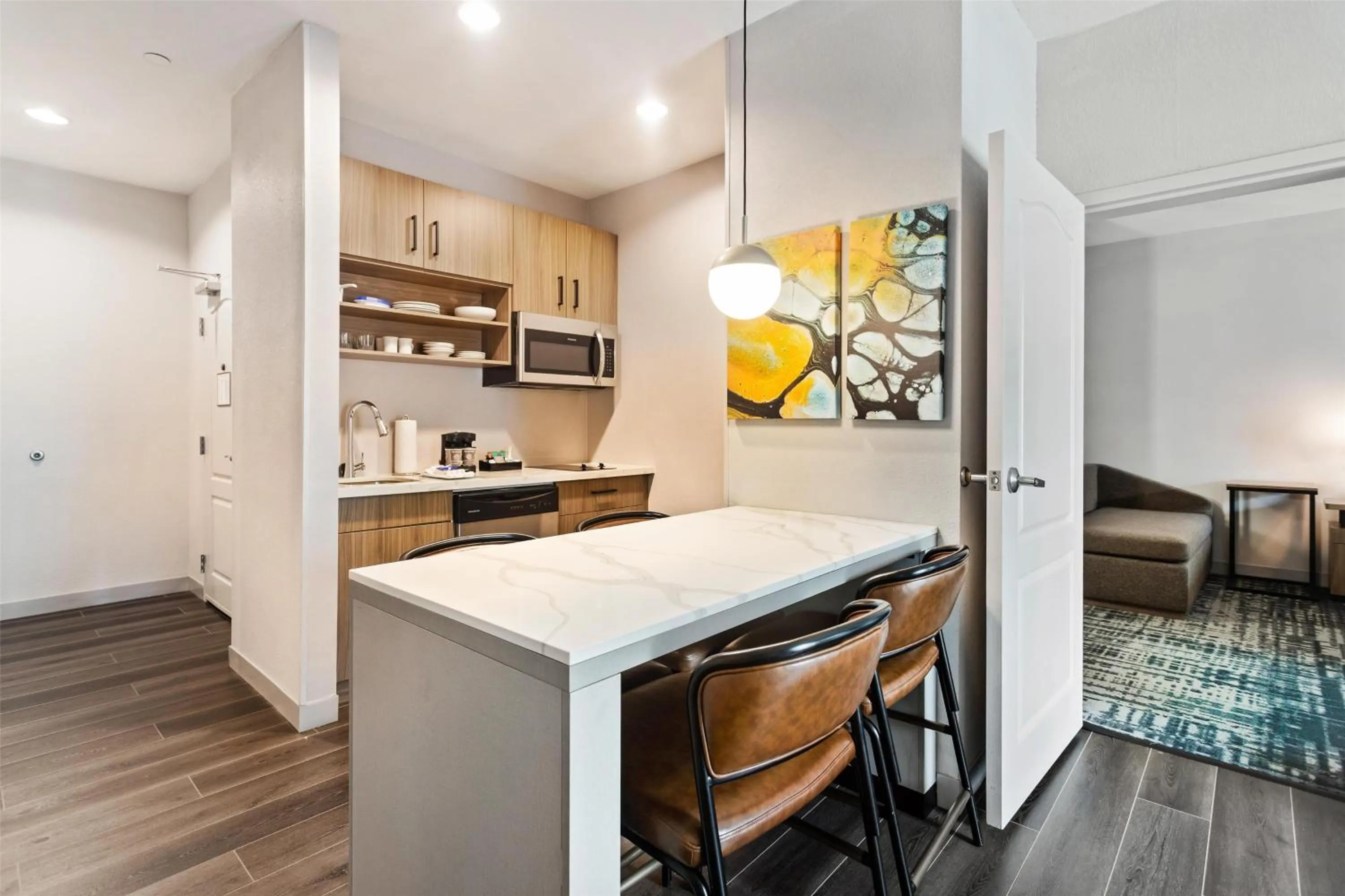 Kitchen or kitchenette in Homewood Suites Beaumont