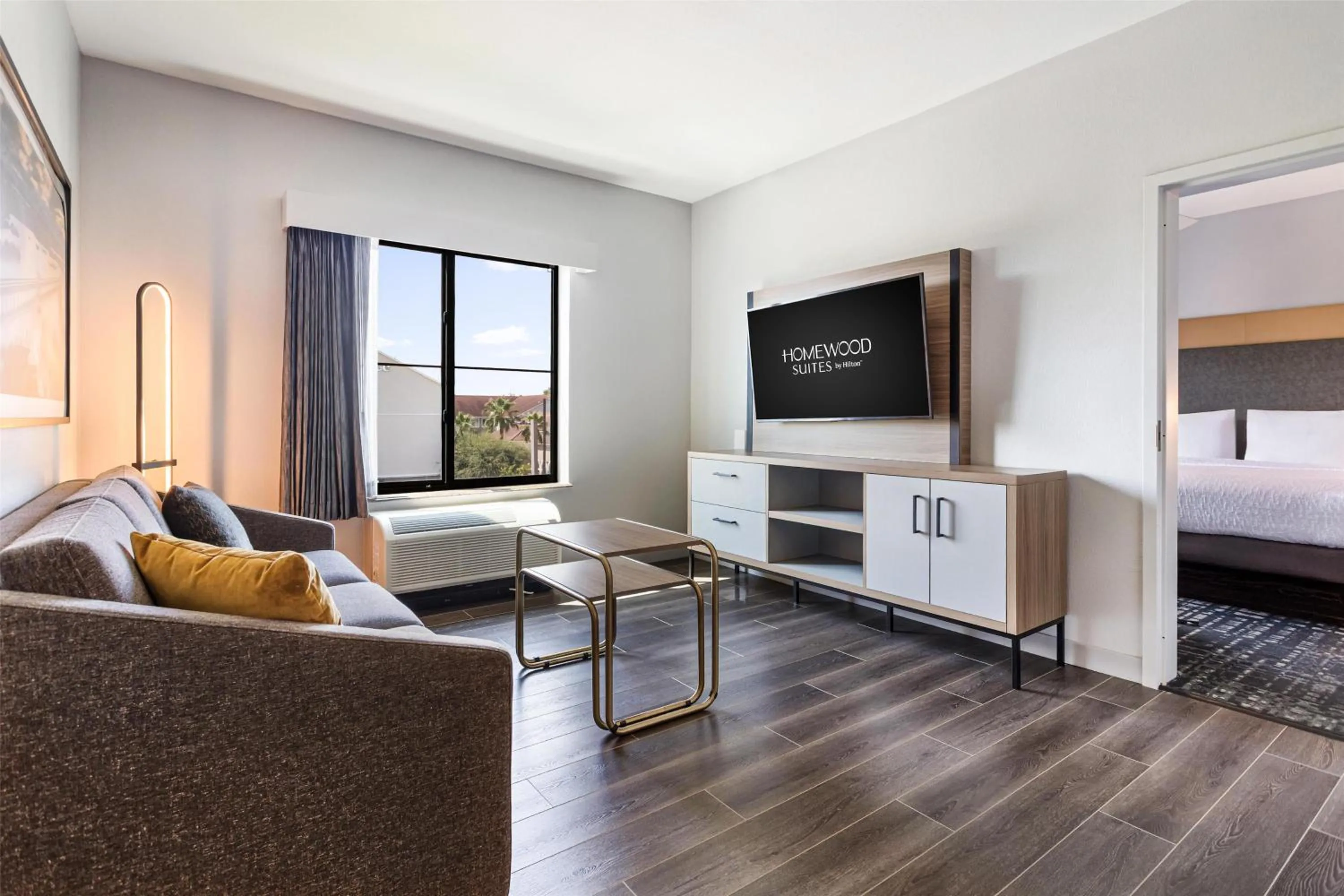 Living room, Bed in Homewood Suites Beaumont