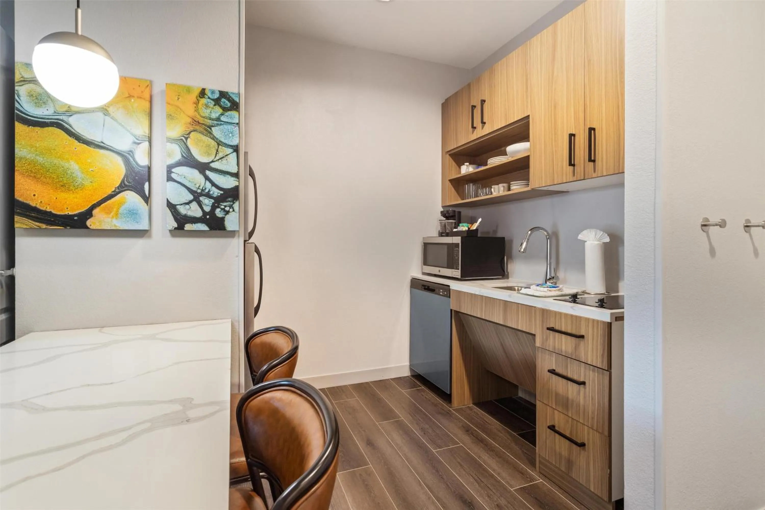 Kitchen or kitchenette in Homewood Suites Beaumont