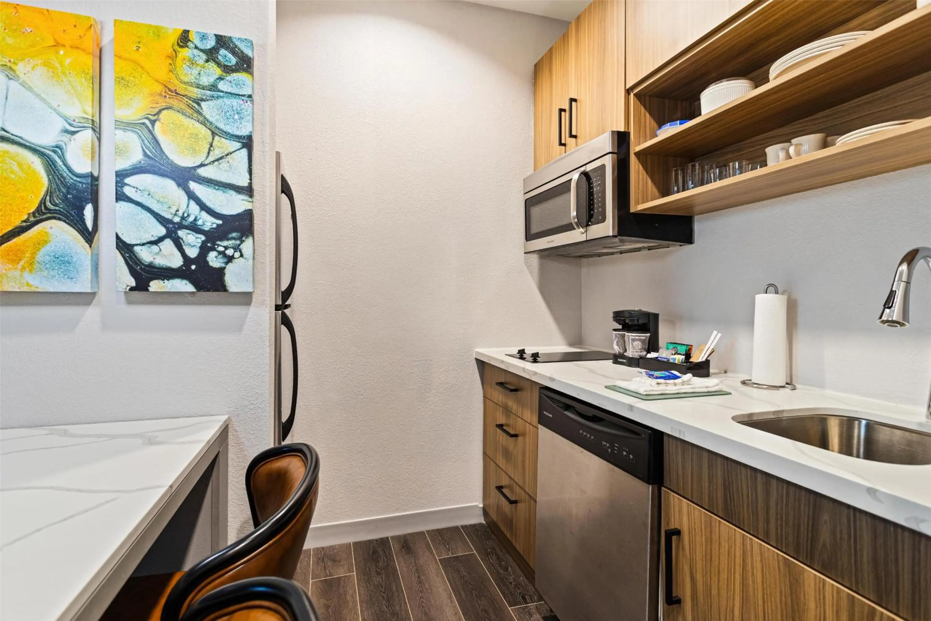 Kitchen or kitchenette in Homewood Suites Beaumont