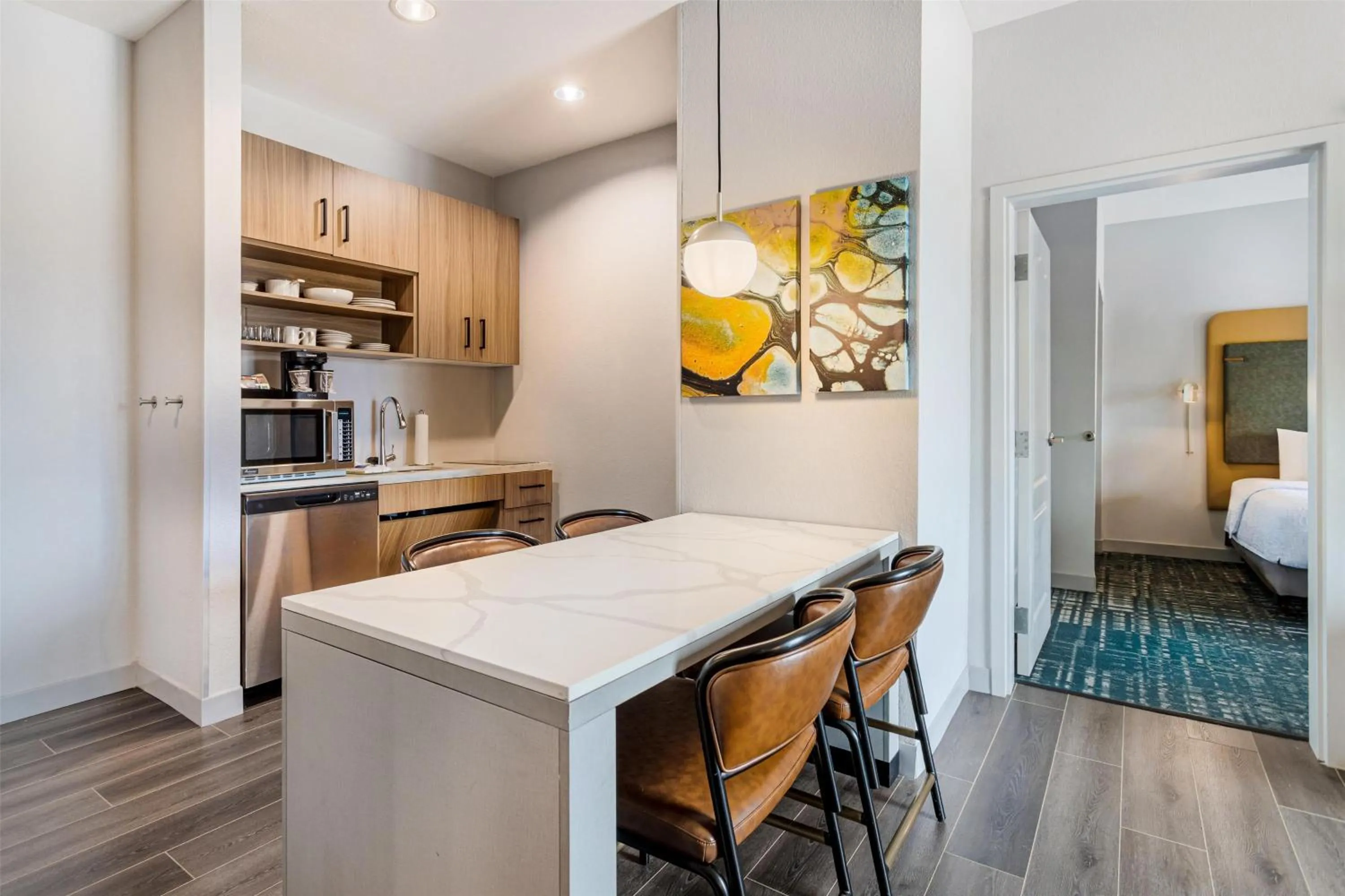 Kitchen or kitchenette in Homewood Suites Beaumont