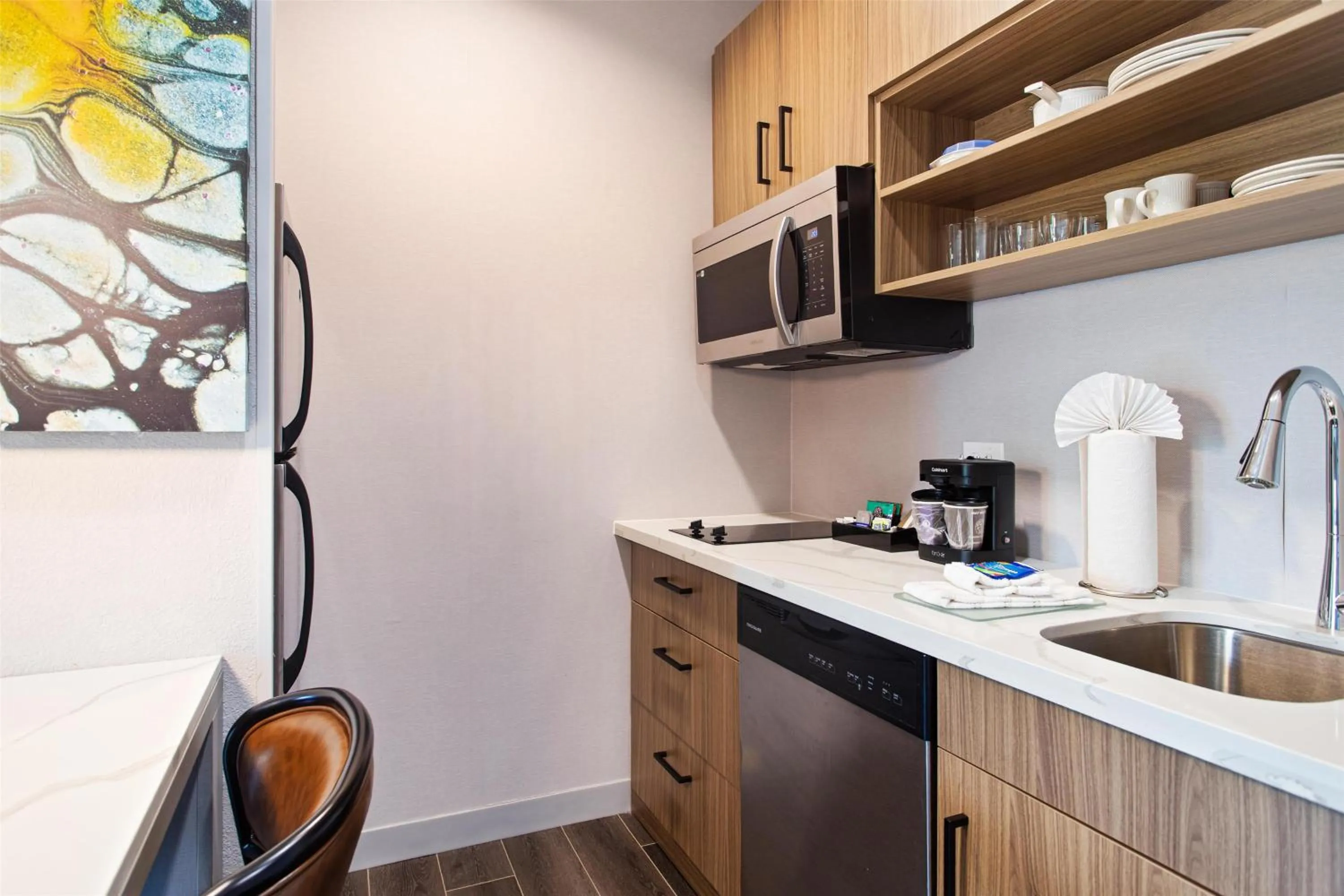 Kitchen or kitchenette in Homewood Suites Beaumont