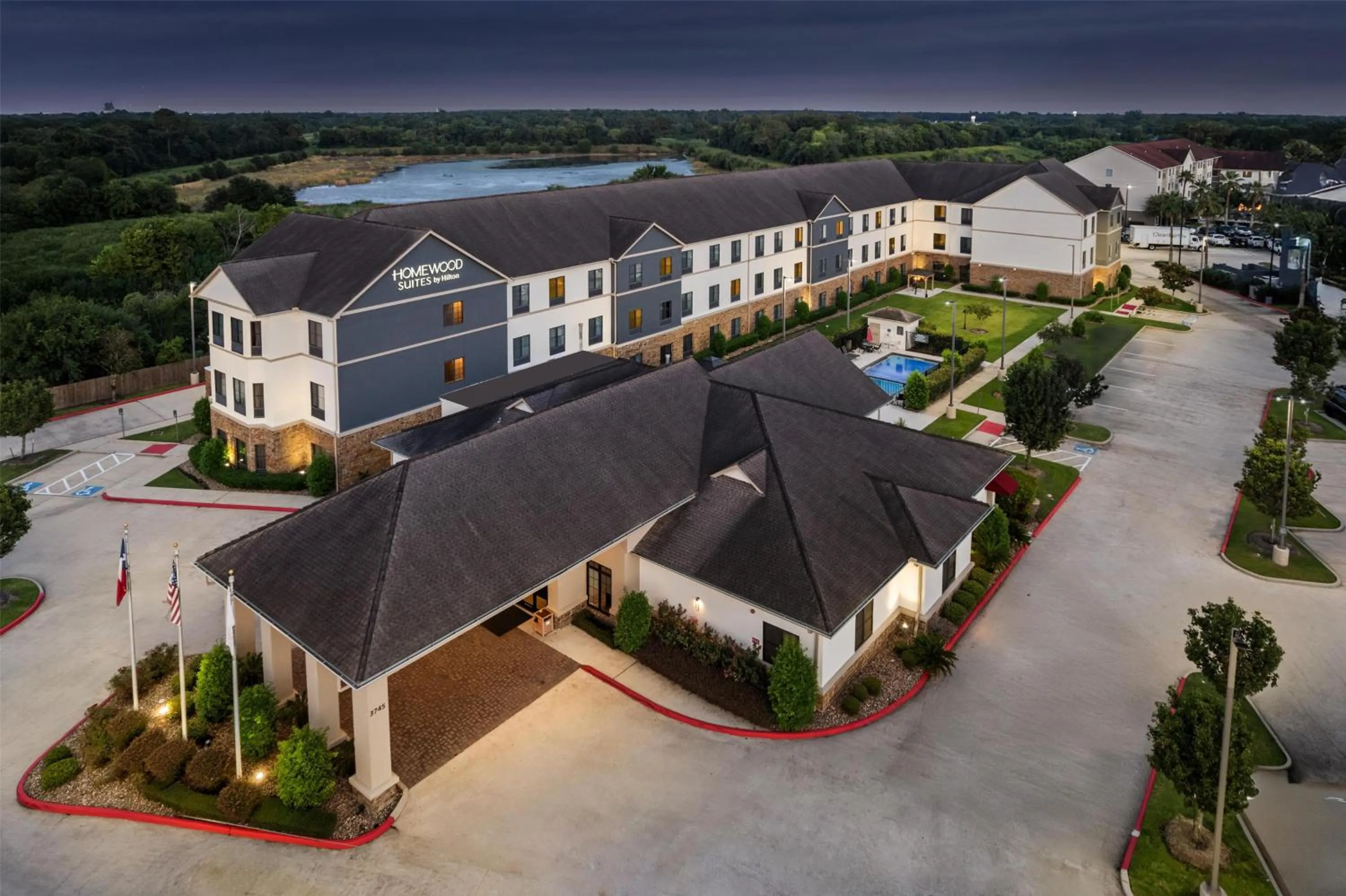 Property building in Homewood Suites Beaumont