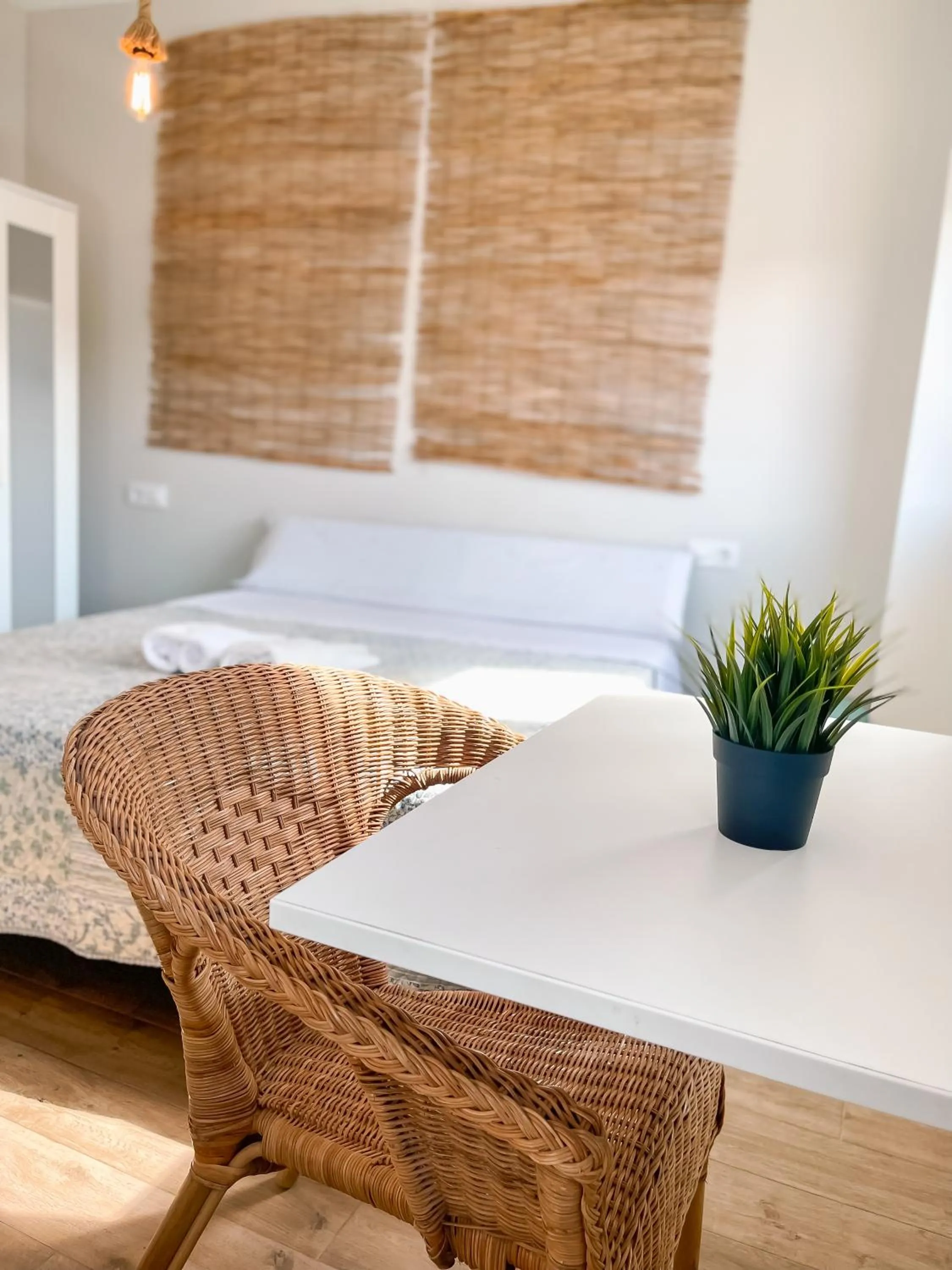 Bedroom, Bed in Villa Galicia