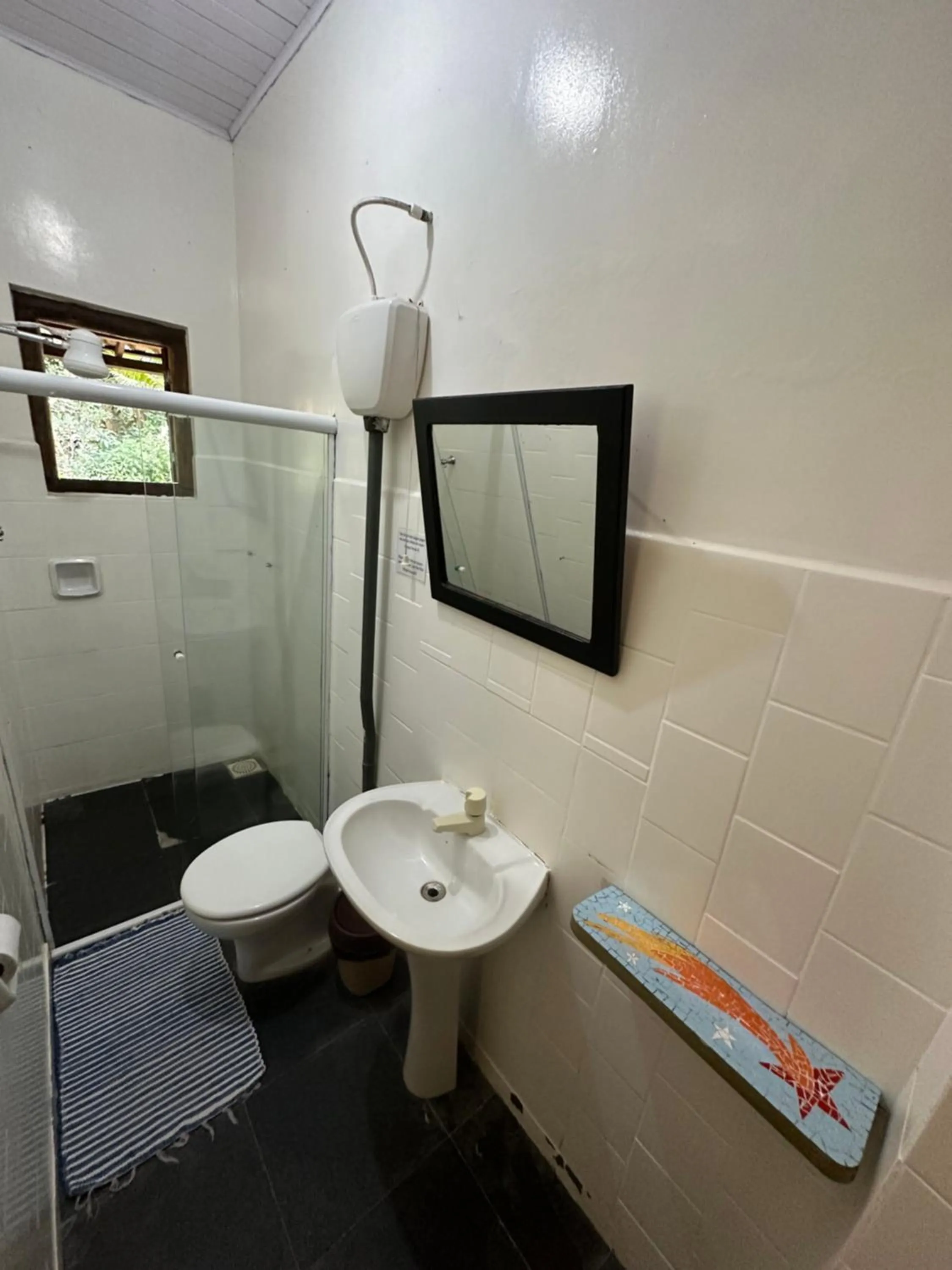 Bathroom in Pousada Cachoeira