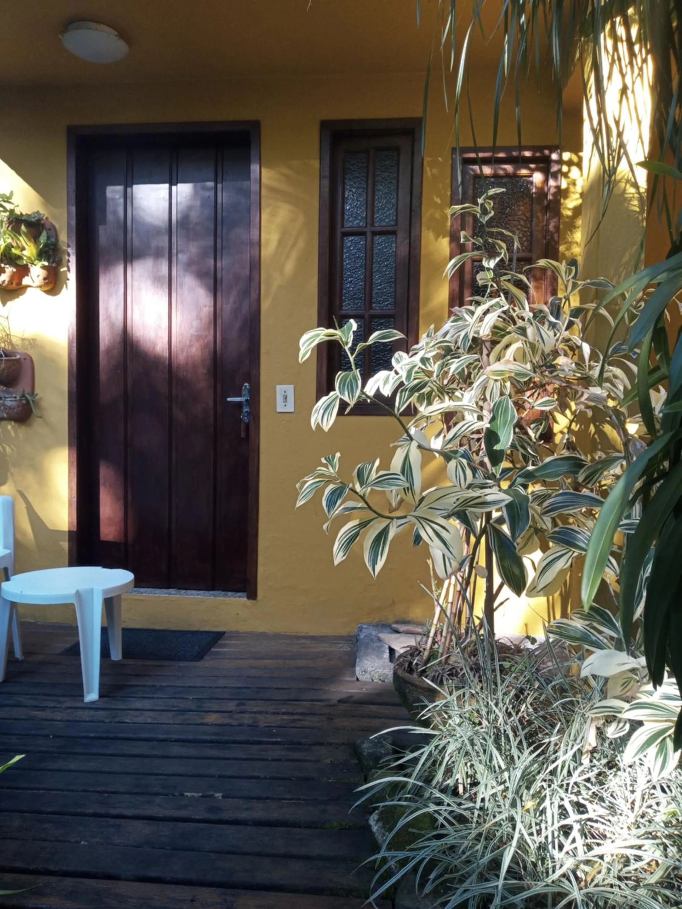 Patio in Pousada Cachoeira