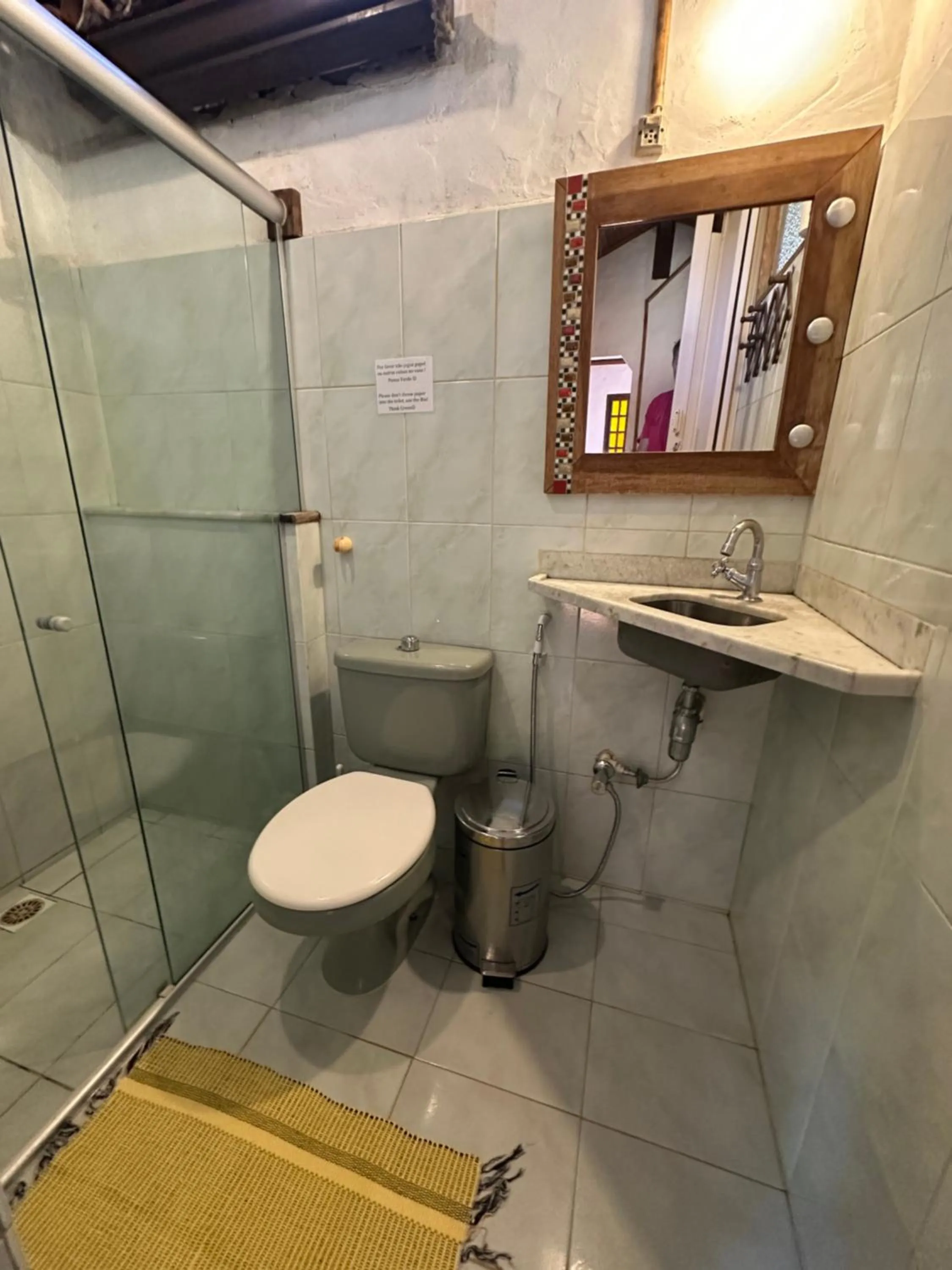 Bathroom in Pousada Cachoeira