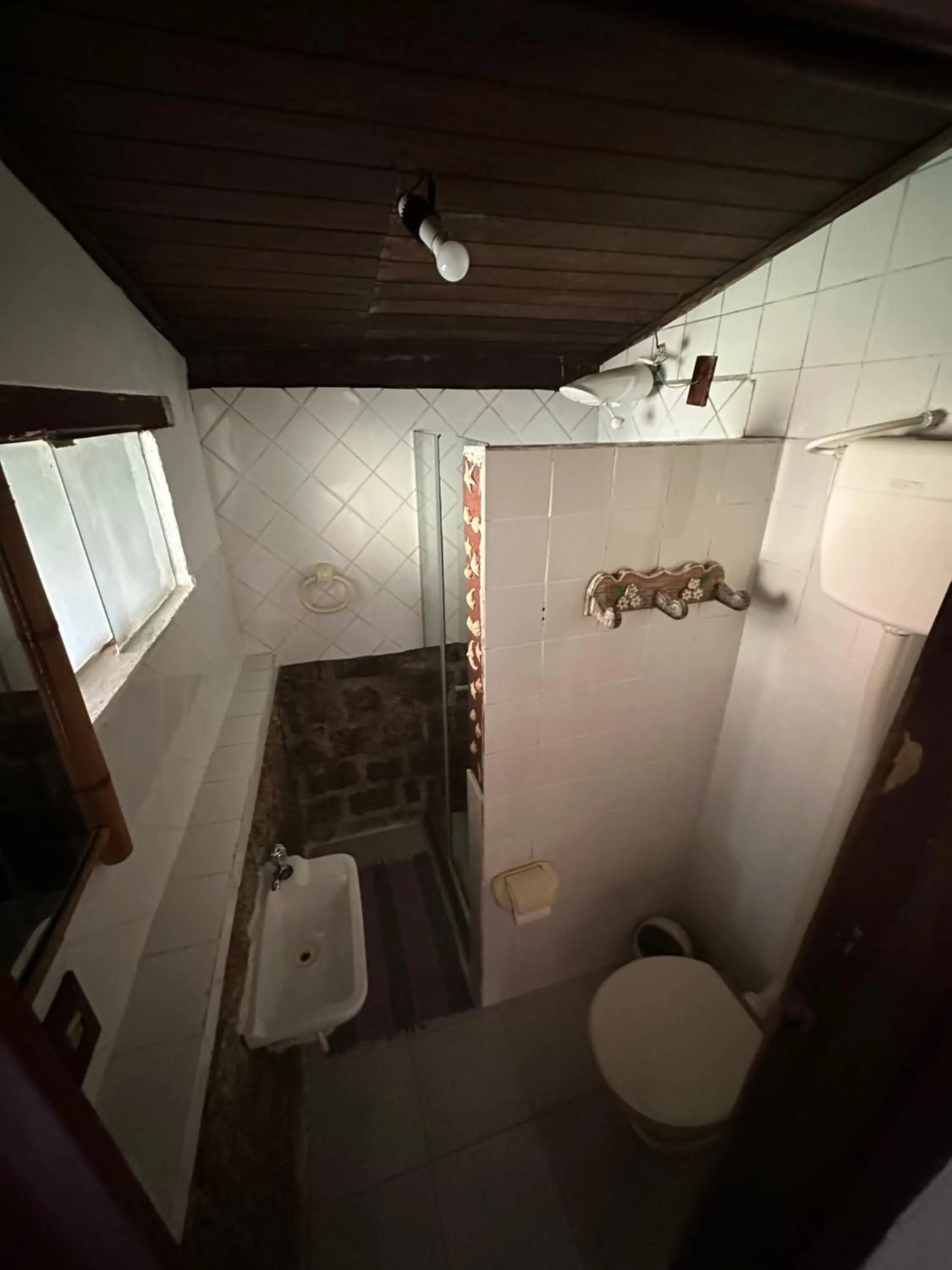 Bathroom in Pousada Cachoeira