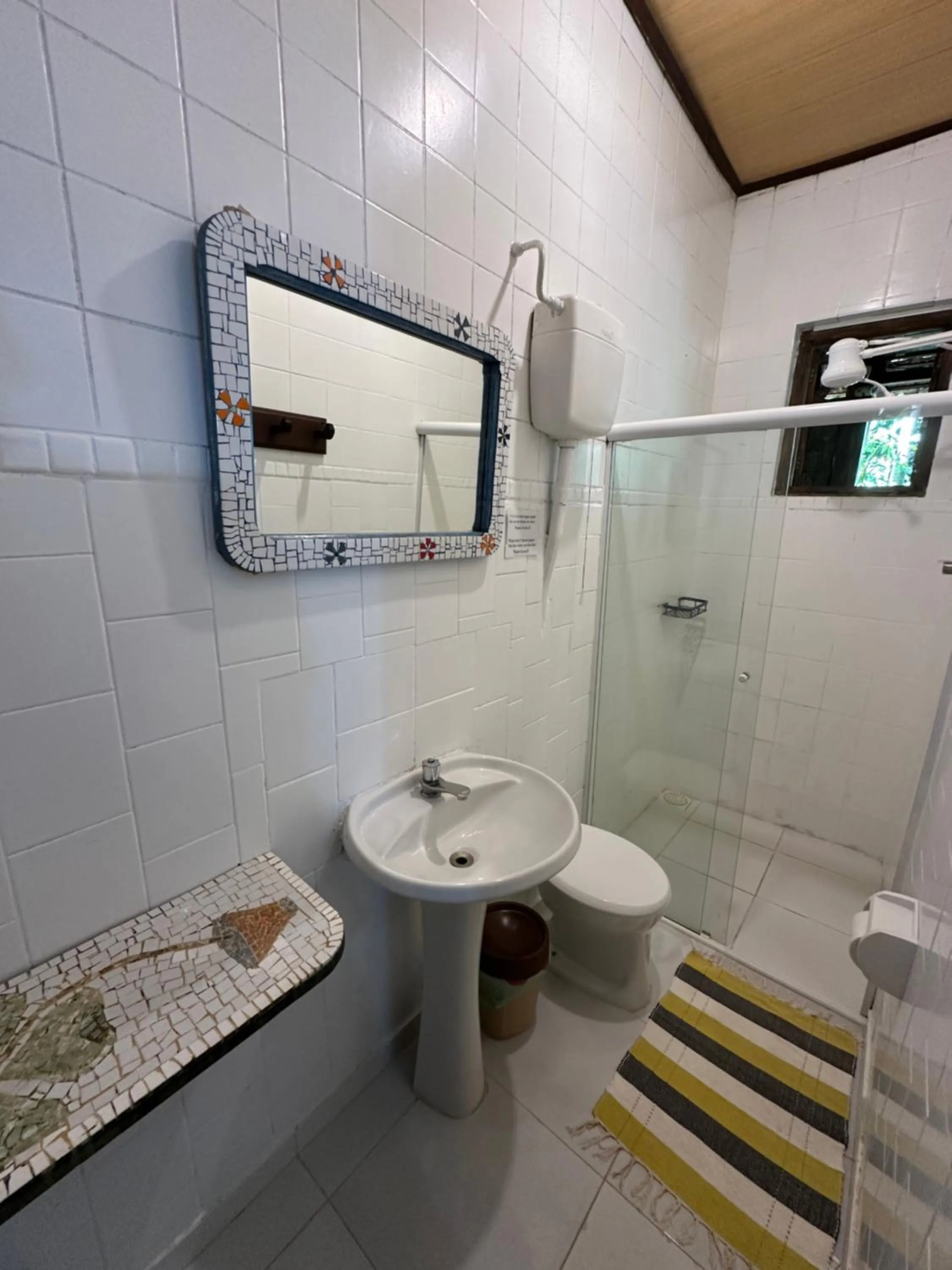 Bathroom in Pousada Cachoeira