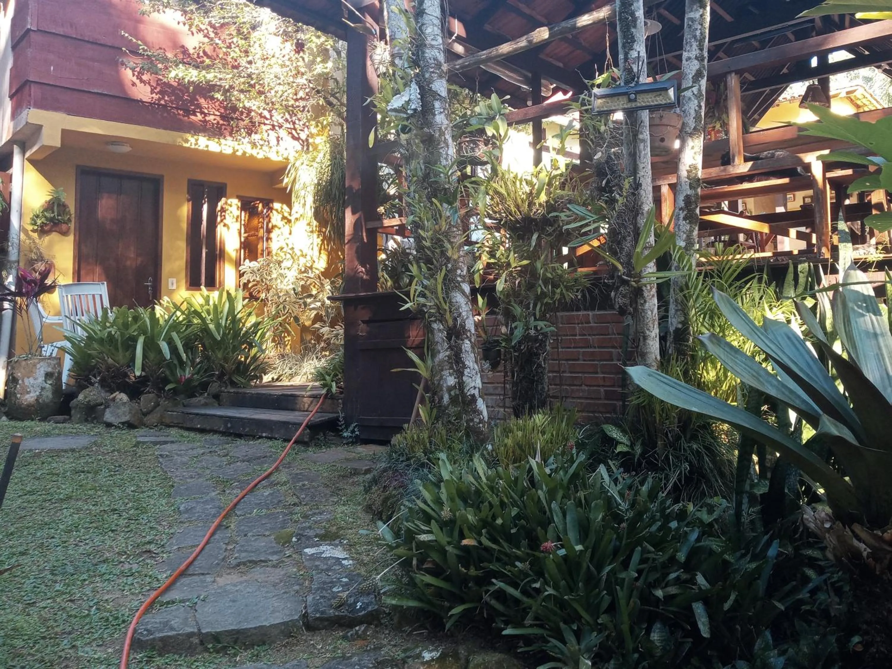 Patio in Pousada Cachoeira