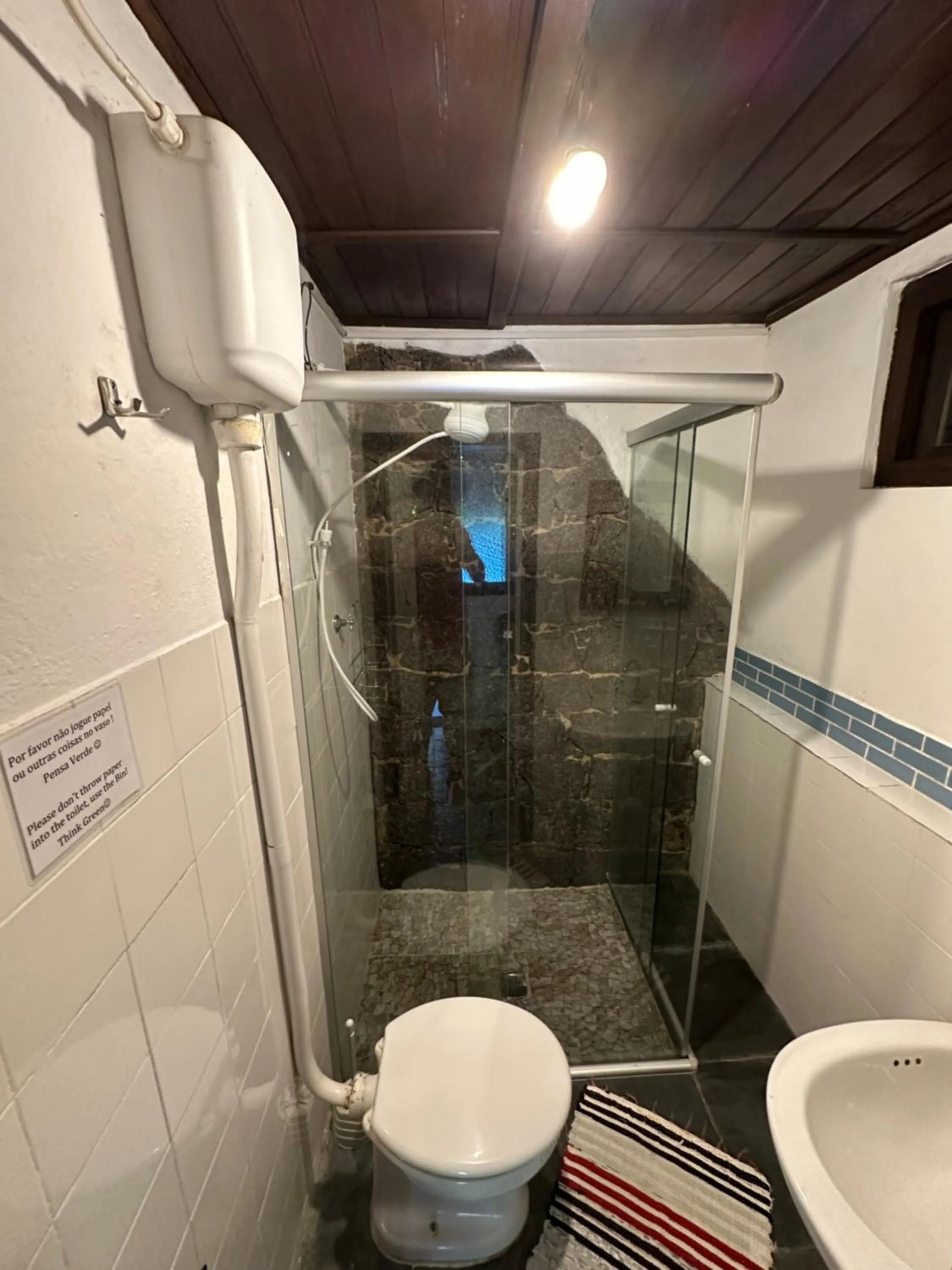 Bathroom in Pousada Cachoeira