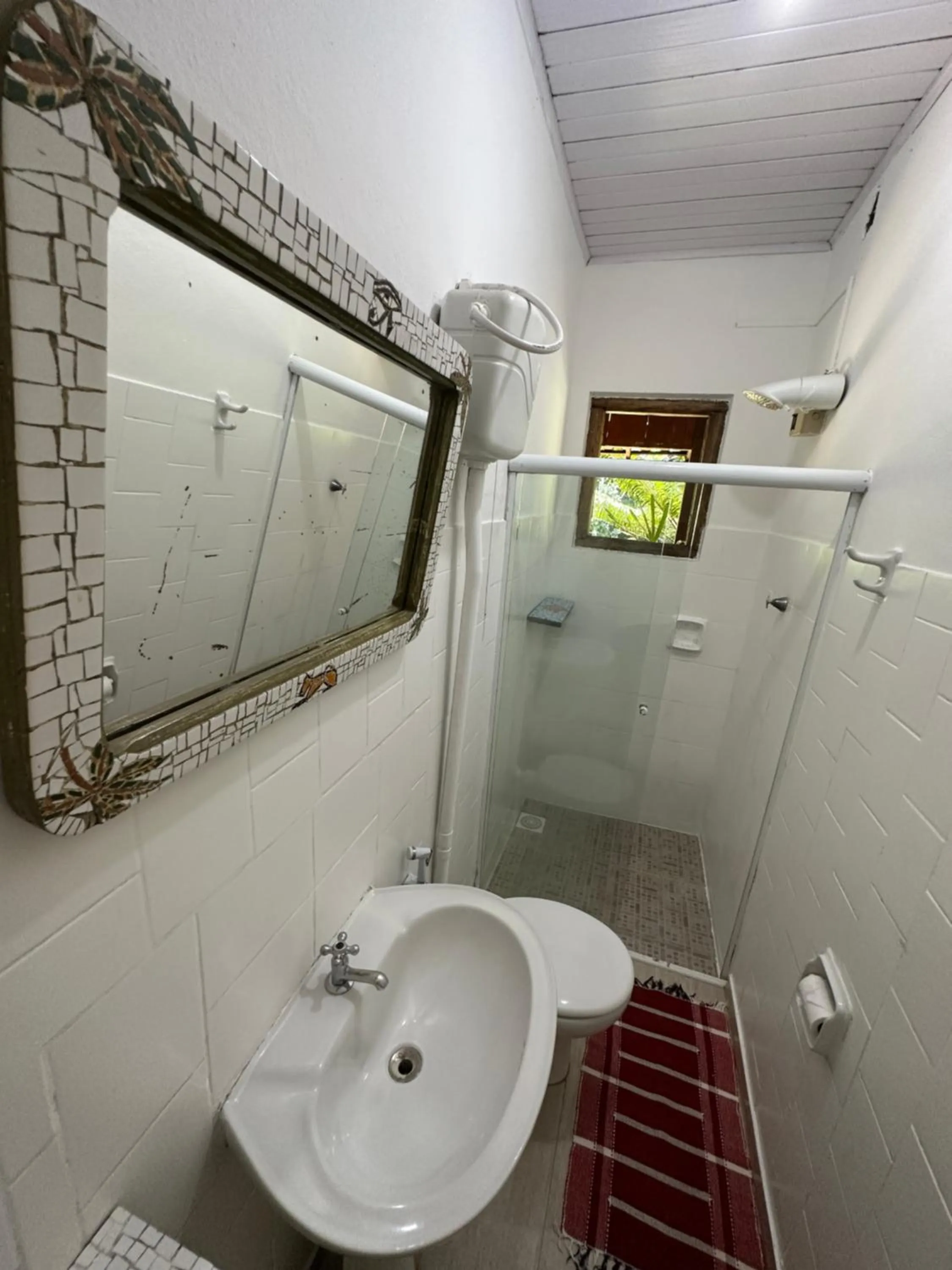 Bathroom in Pousada Cachoeira