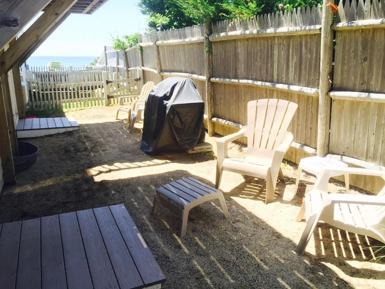 Patio in The Corsair & Cross Rip Oceanfront